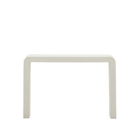 Console <tc><tc>Aiguablava</tc></tc> en ciment blanc 120 x 80 cm