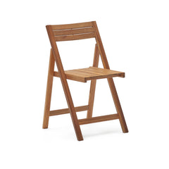 Chaise pliante d'extérieur Sadirar en bois d'acacia massif FSC 100%