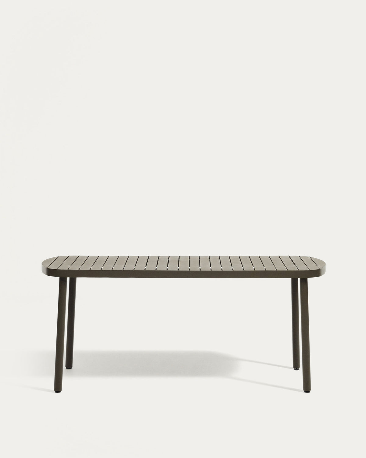 Gartentisch Joncols aus Aluminium mit Finish in Grün 180 x 90 cm in Grün präsentiert im Onlineshop von KAQTU Design AG. Gartentisch ist von Kave Home