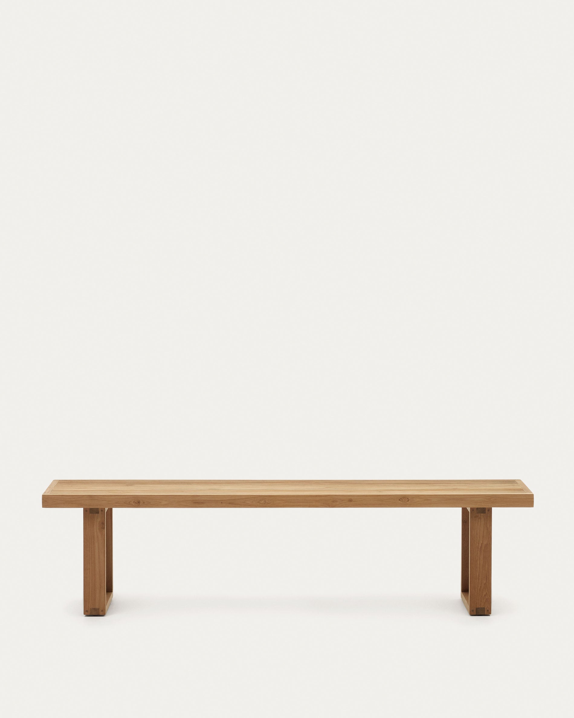 Canadell Bench 100% outdoor, made from solid recycled teak wood, 210 cm