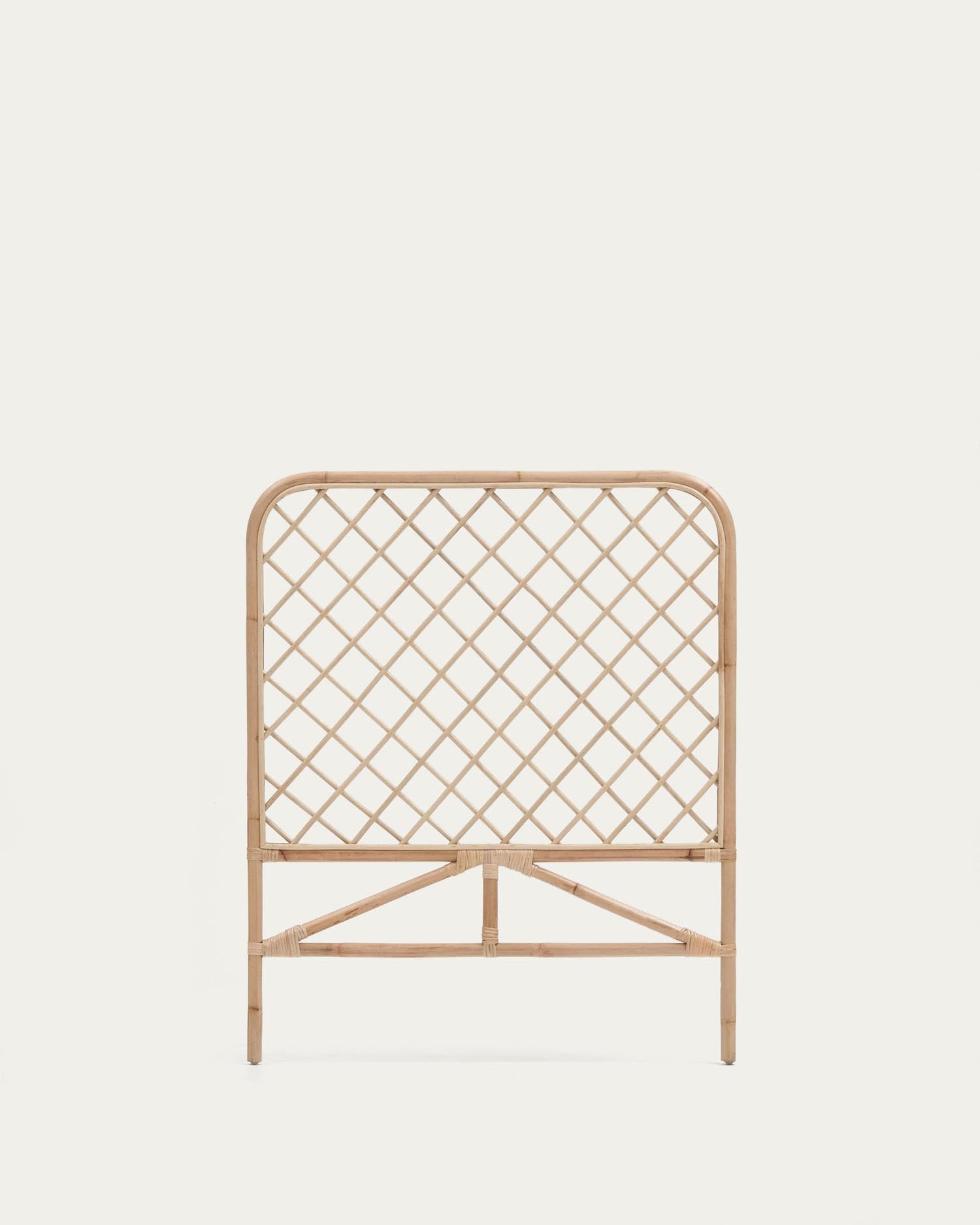 Citlalli bed head part made of rattan with natural finish for bed 90 cm wide