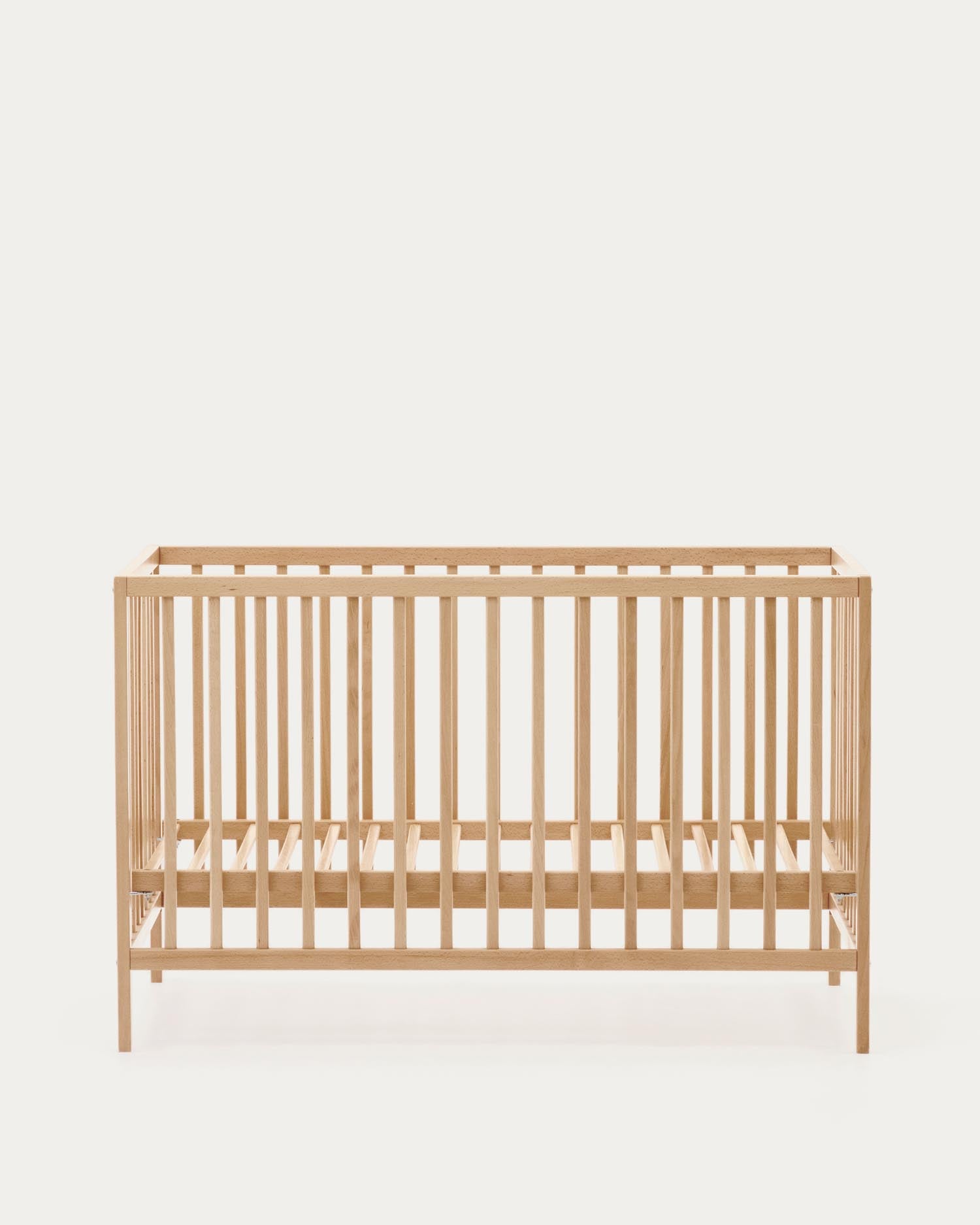 Shantal crib made of solid beech with natural finish 60 x 120 cm