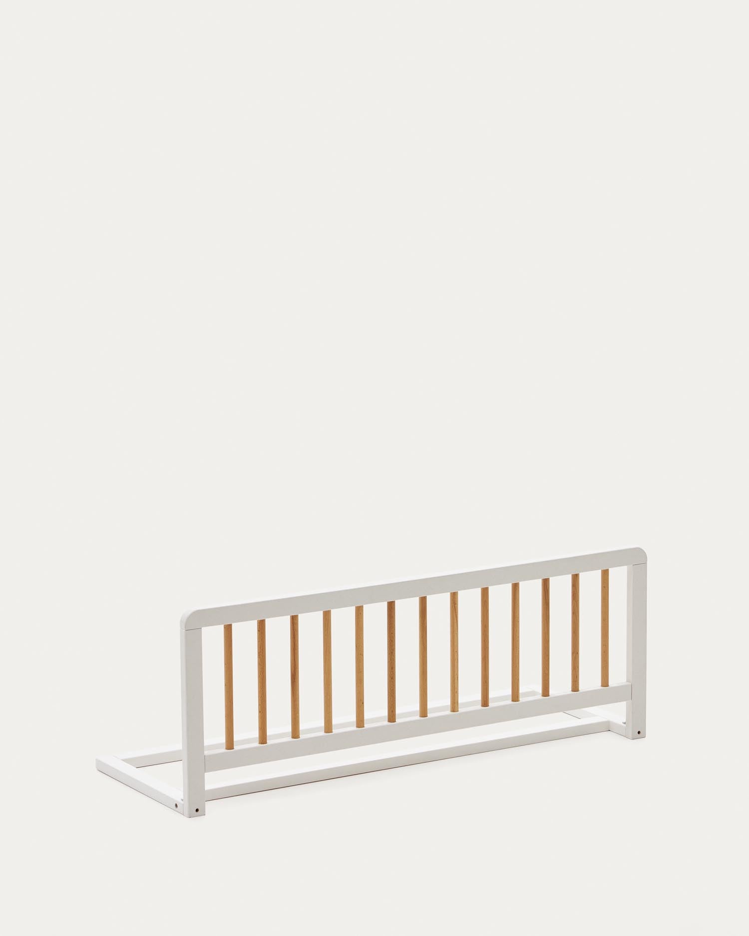 TiPhaine Fall protection for bed made of massive beech with natural and white finish 100x