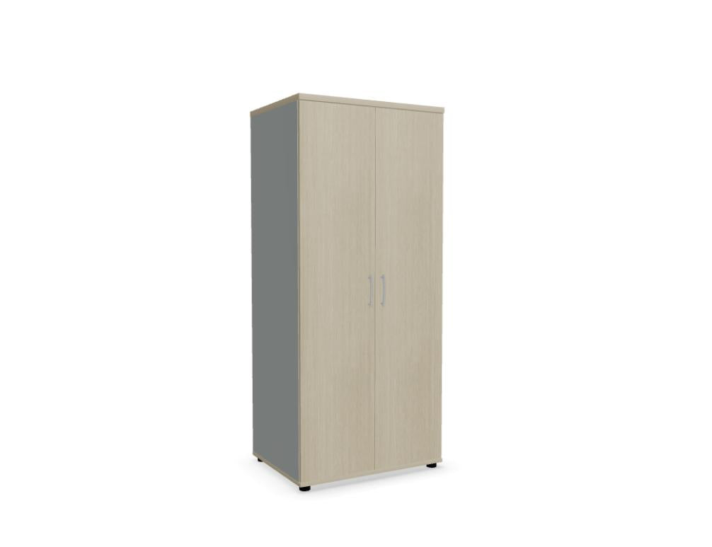 Basic K5214 - Kleiderschrank in Schwarz präsentiert im Onlineshop von KAQTU Design AG. Garderobe ist von Mdd