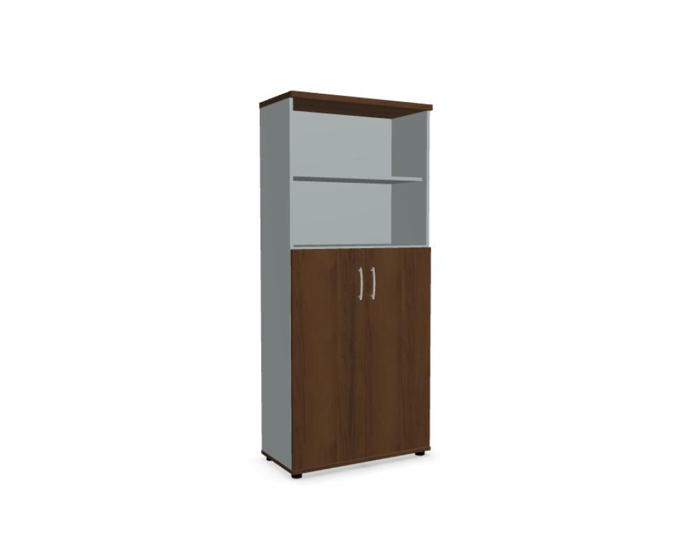 Basic K5304 - Halbregal in Schwarz präsentiert im Onlineshop von KAQTU Design AG. Standregal ist von Mdd