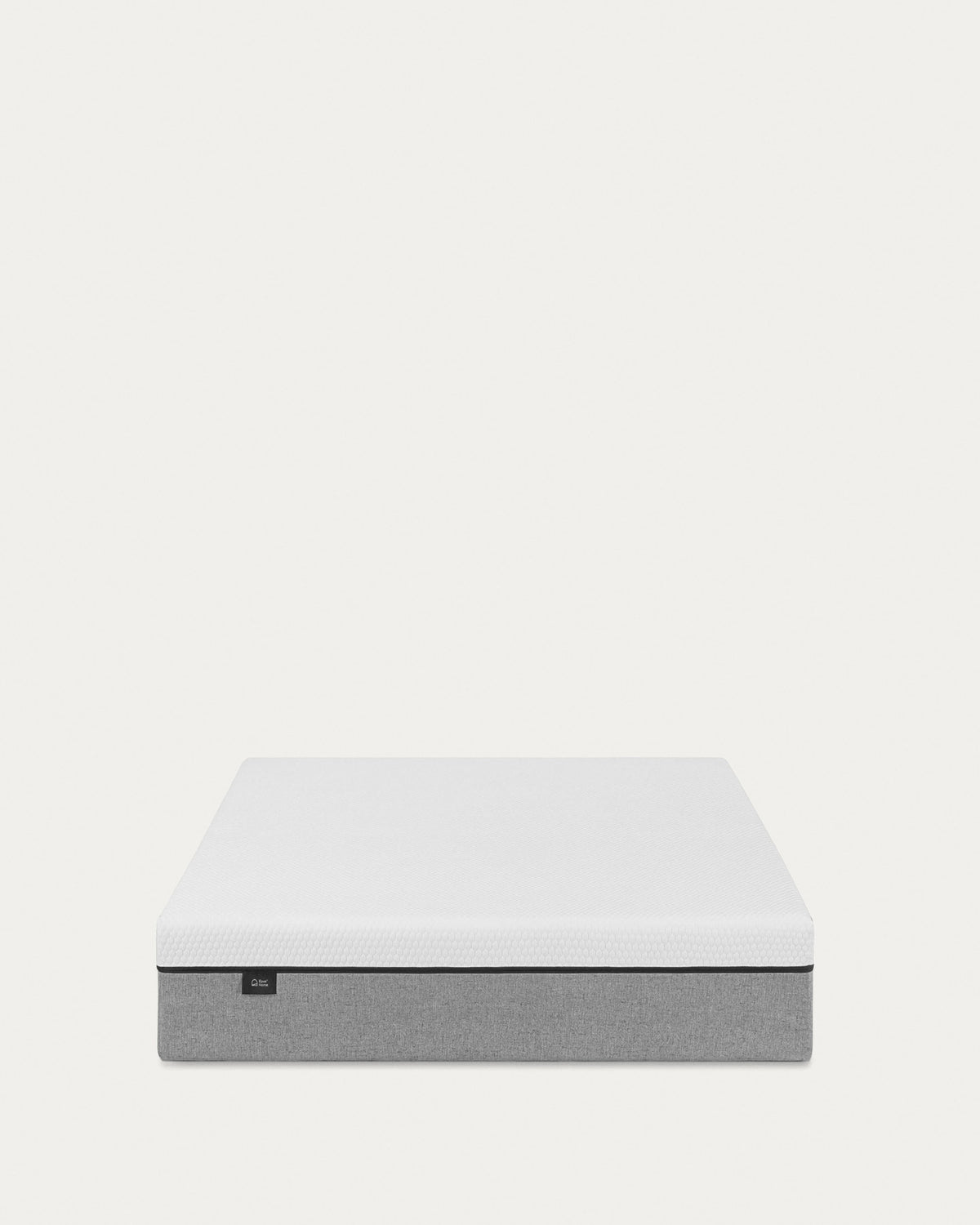 Viskoelastische Matratze Eva mit abnehmbarem Bezug 135 x 190 cm in Weiss, Grau präsentiert im Onlineshop von KAQTU Design AG. Matratze ist von Kave Home