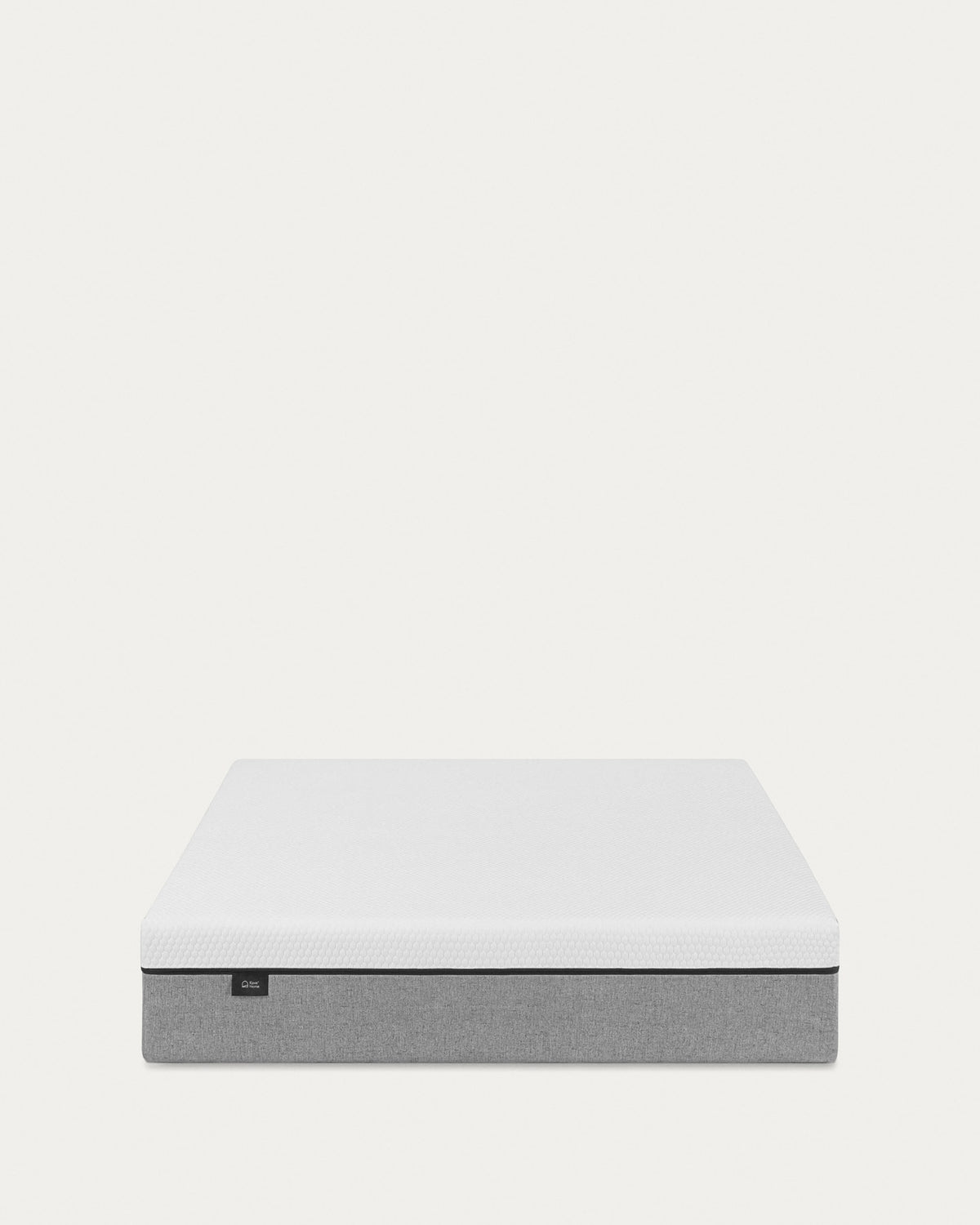 Viskoelastische Matratze Eva mit abnehmbarem Bezug 140 x 190 cm in Weiss, Grau präsentiert im Onlineshop von KAQTU Design AG. Matratze ist von Kave Home