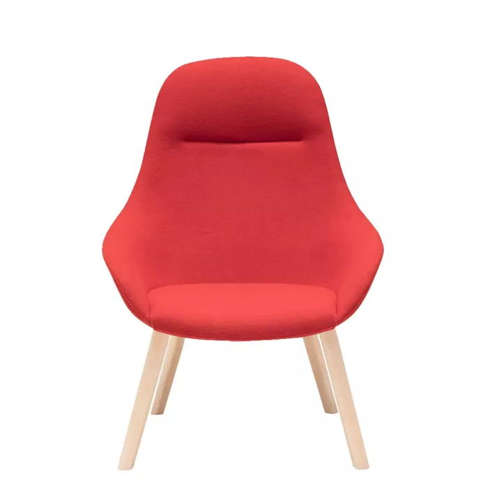 Next Lounge high in Orange präsentiert im Onlineshop von KAQTU Design AG. Sessel ist von Andreu World