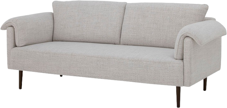 Chesham Sofa, Weiá, Polyester - KAQTU Design