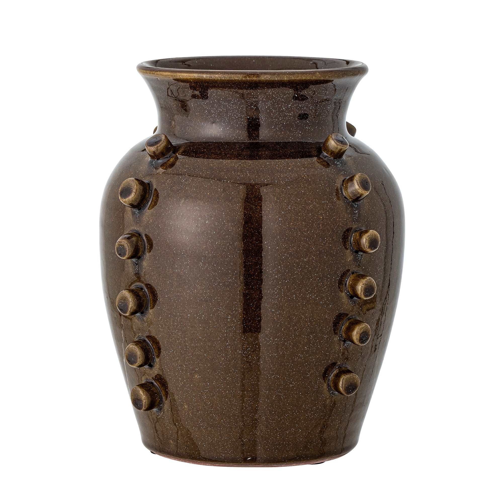 Hazis Deko-Vase, Braun, Terrakotta in Brown präsentiert im Onlineshop von KAQTU Design AG. Vase ist von Bloomingville