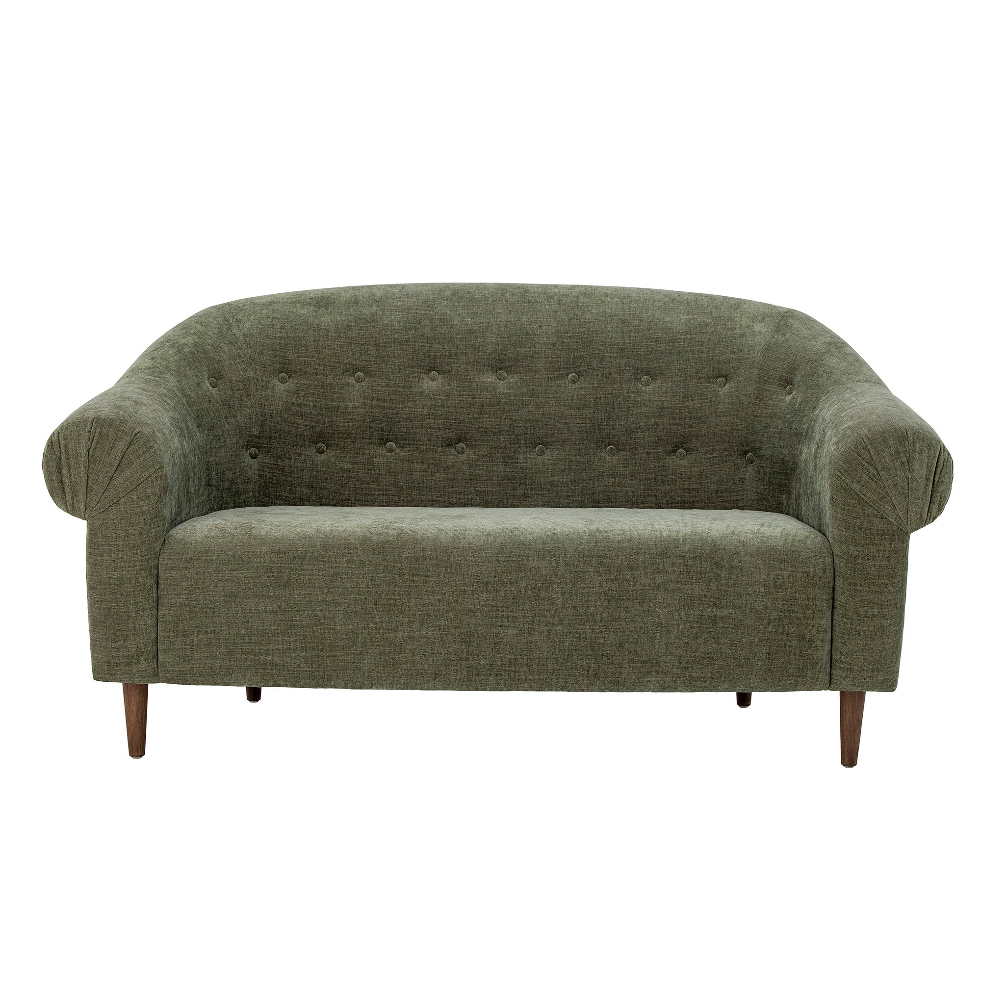 Spencer Sofa, Grün, Polyester in Green präsentiert im Onlineshop von KAQTU Design AG. 2er Sofa ist von Bloomingville