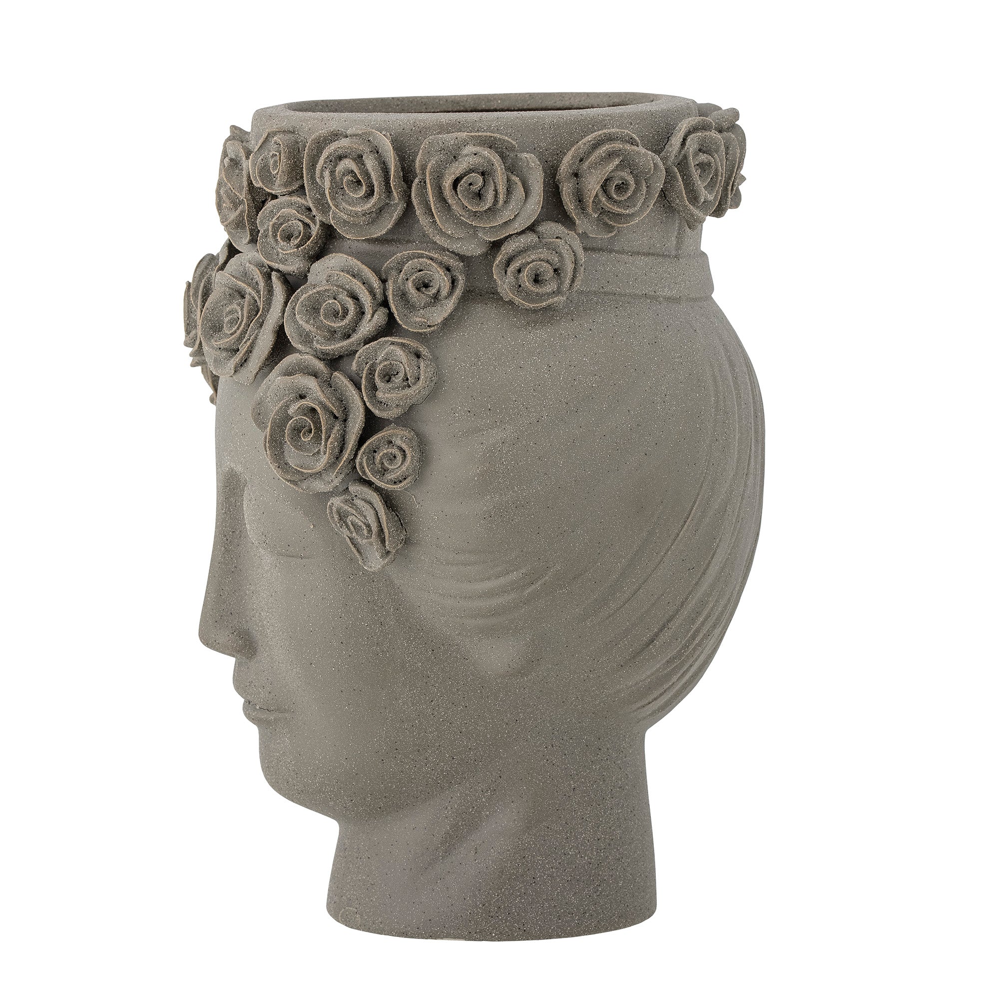Akira Vase, Grau, Steingut in Grey präsentiert im Onlineshop von KAQTU Design AG. Vase ist von Bloomingville
