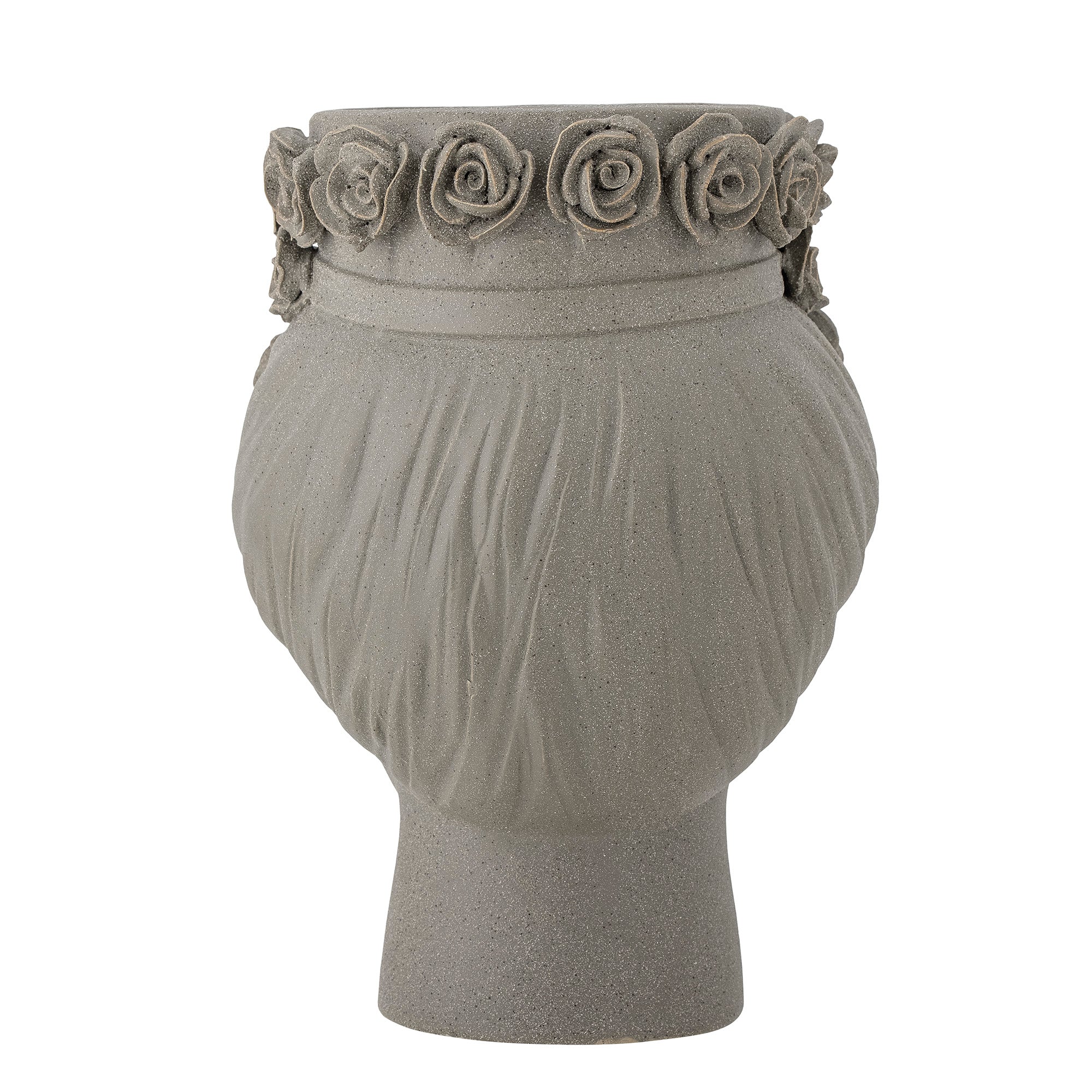 Akira Vase, Grau, Steingut in Grey präsentiert im Onlineshop von KAQTU Design AG. Vase ist von Bloomingville