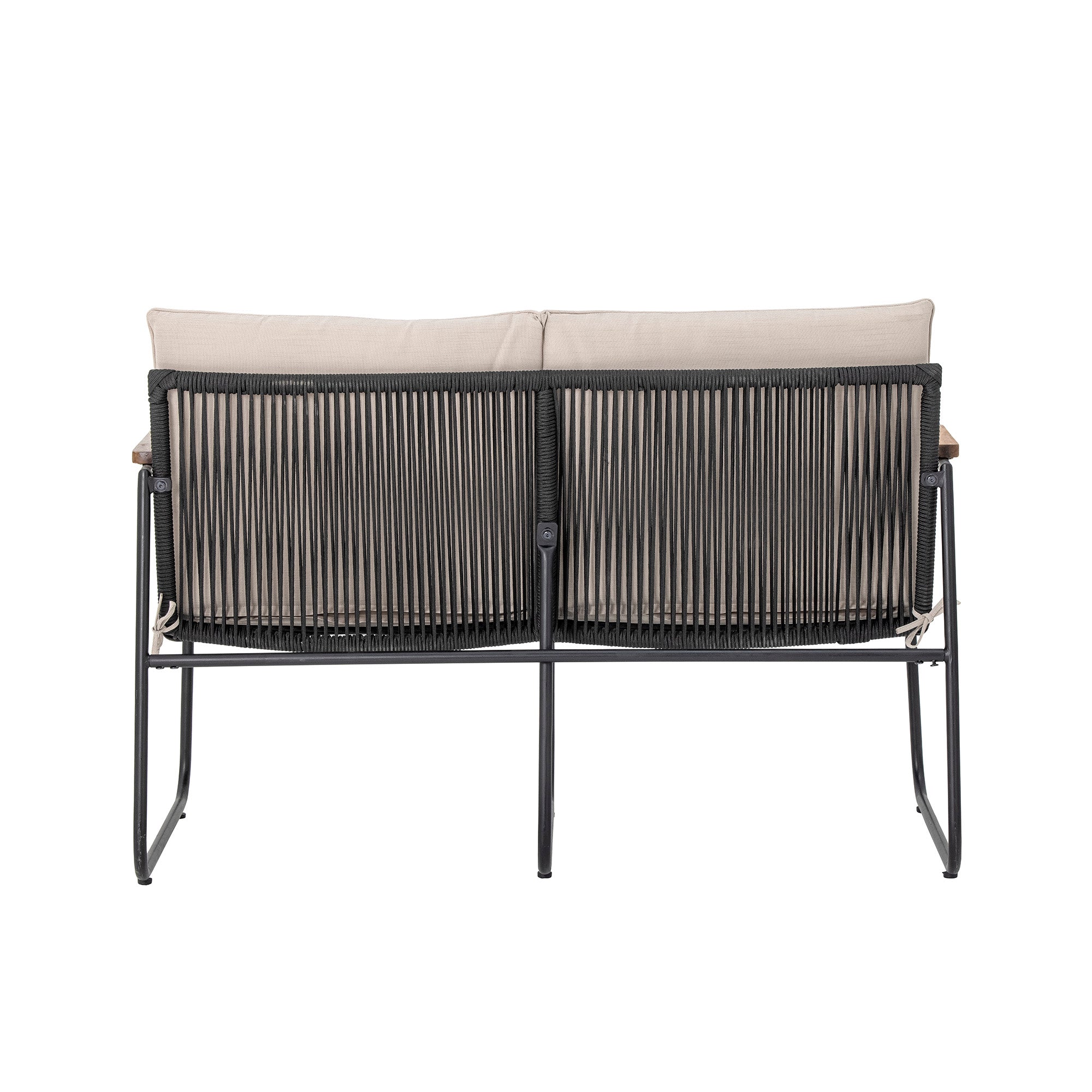 Hampton Sofa, Schwarz, Metall in Black präsentiert im Onlineshop von KAQTU Design AG. Lounge Sofa ist von Bloomingville
