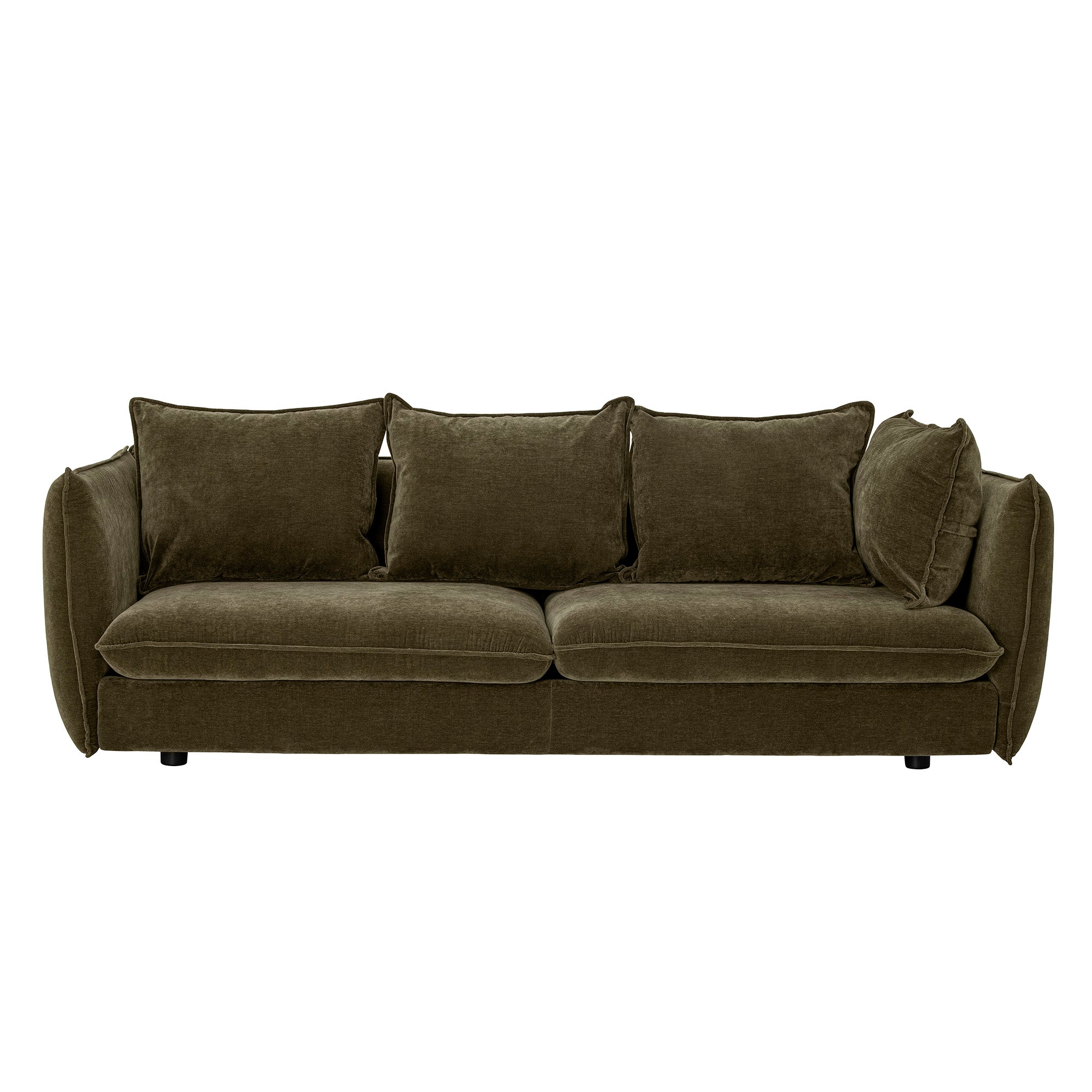 Austin Sofa, Grün, Recycled Polyester in Green präsentiert im Onlineshop von KAQTU Design AG. 3er Sofa ist von Bloomingville