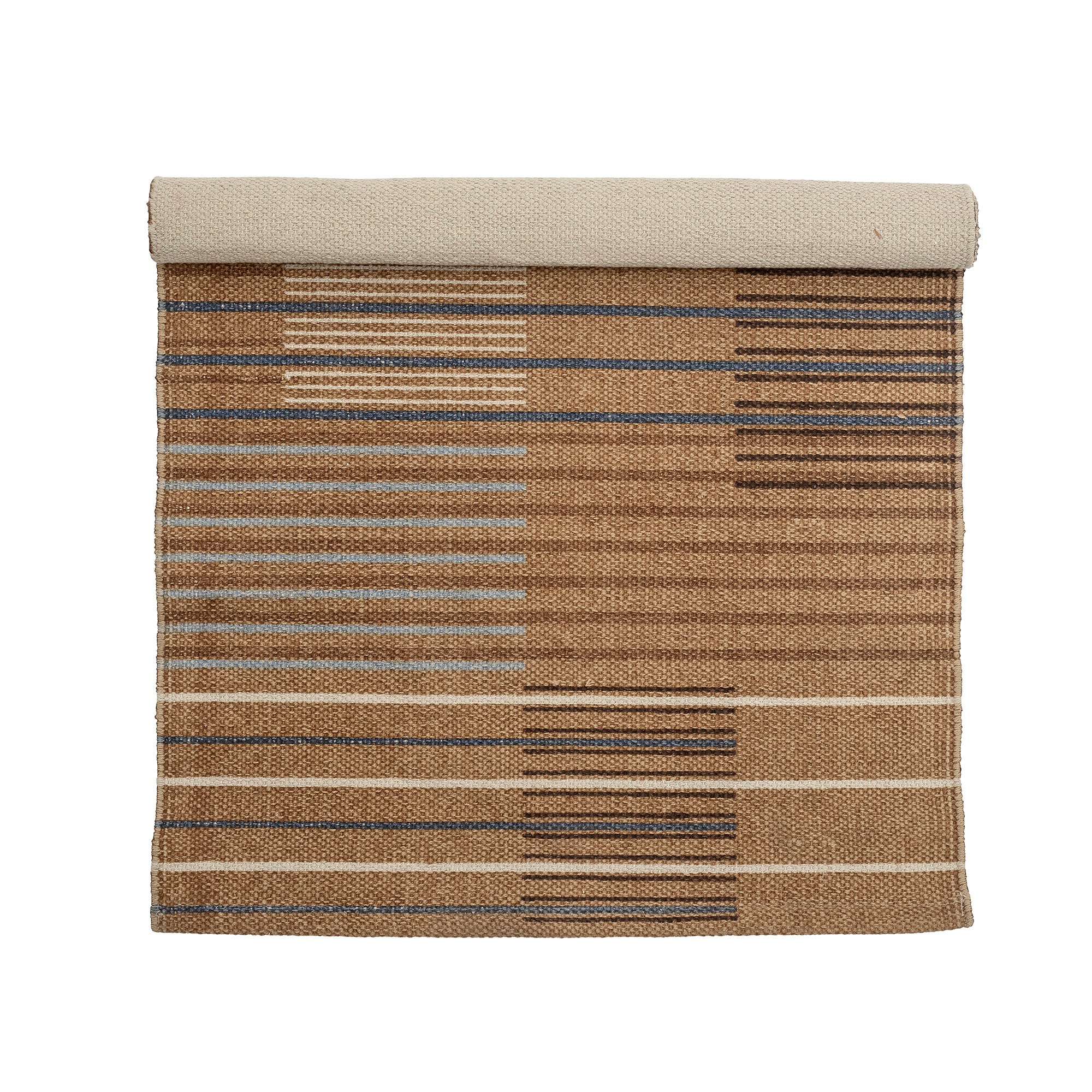 Boon Teppich, Braun, Baumwolle in Brown präsentiert im Onlineshop von KAQTU Design AG. Teppich ist von Bloomingville