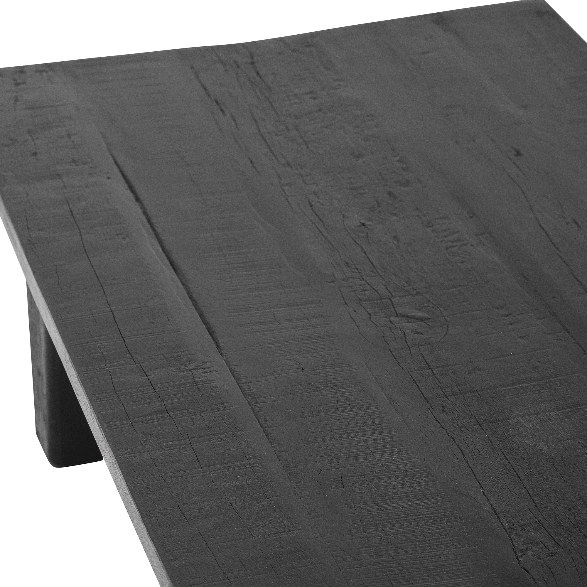 Riber Couchtisch, Schwarz, Recyceltes Holz in Black präsentiert im Onlineshop von KAQTU Design AG. Beistelltisch ist von Bloomingville