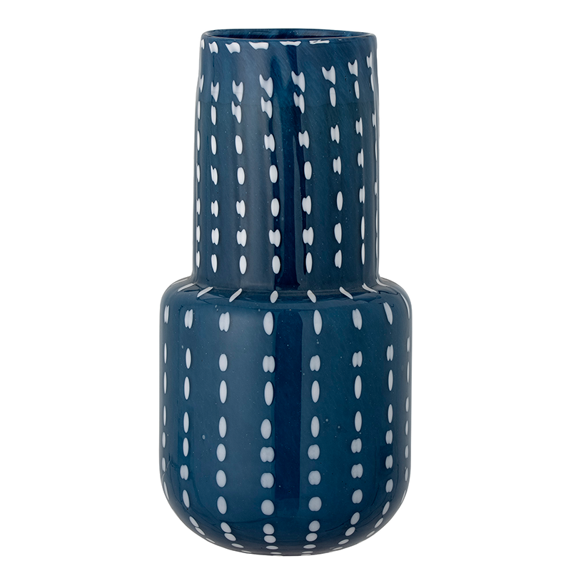 Mayim Vase, Blue, Glas in Blue präsentiert im Onlineshop von KAQTU Design AG. Vase ist von Bloomingville