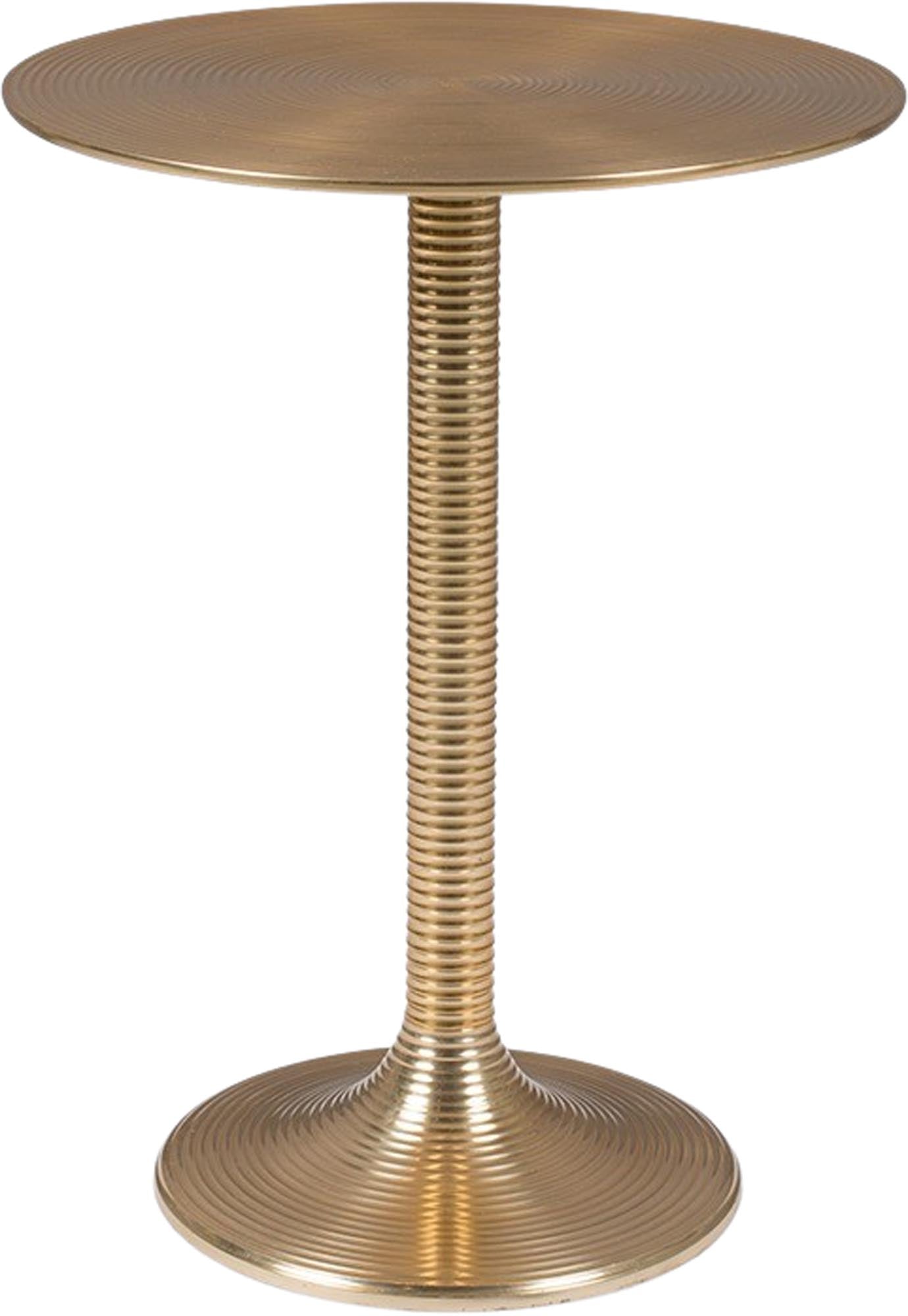 HYPNOTISING ROUND Beistelltisch in Gold präsentiert im Onlineshop von KAQTU Design AG. Beistelltisch ist von Bold Monkey