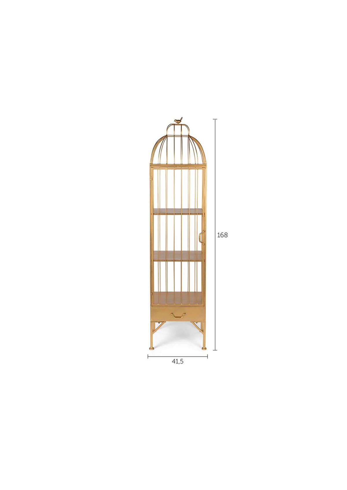 Unlock Me Cabinet in Gold präsentiert im Onlineshop von KAQTU Design AG. Standregal ist von Bold Monkey