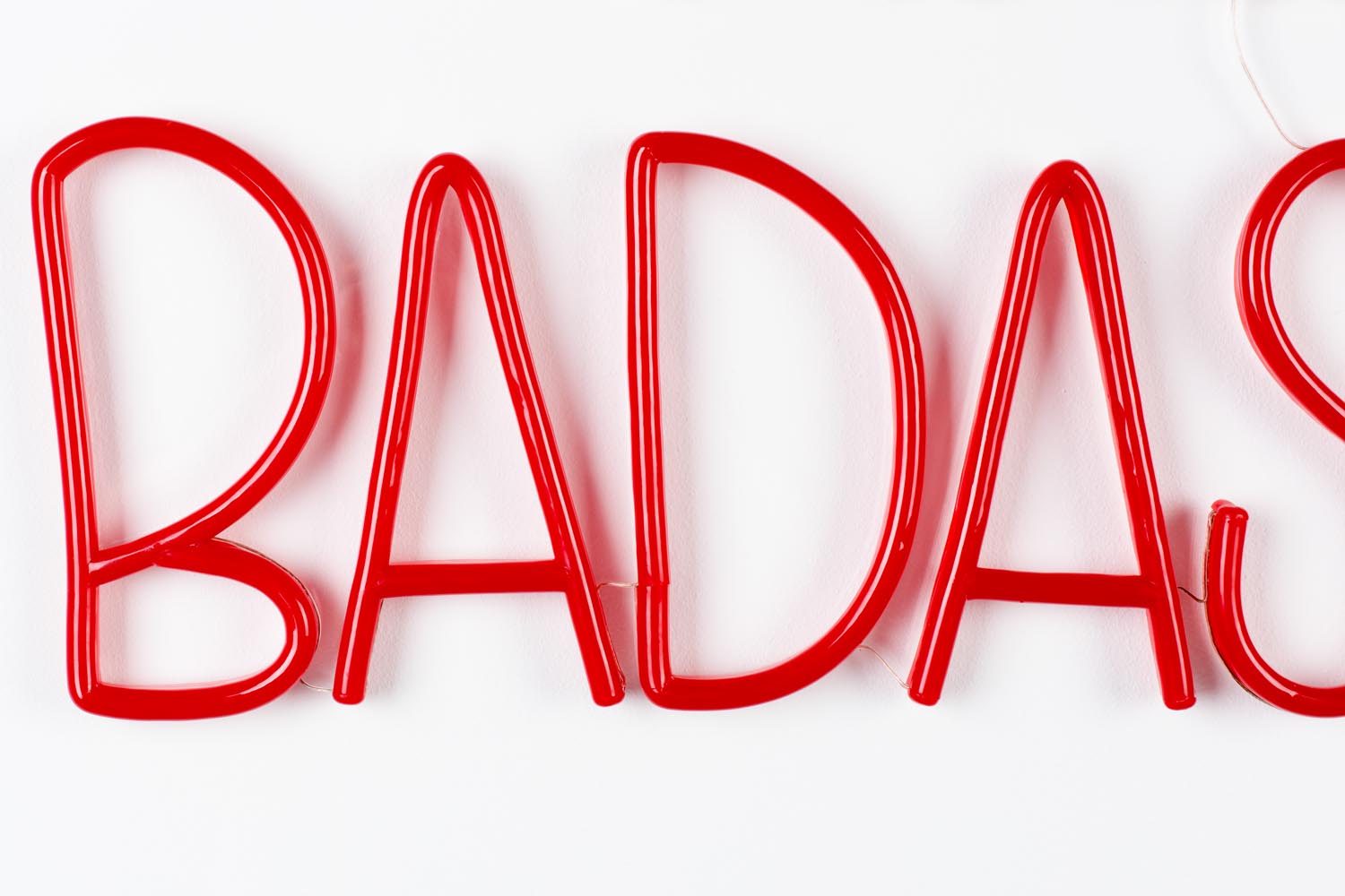 Badass LED Neon Wandschild