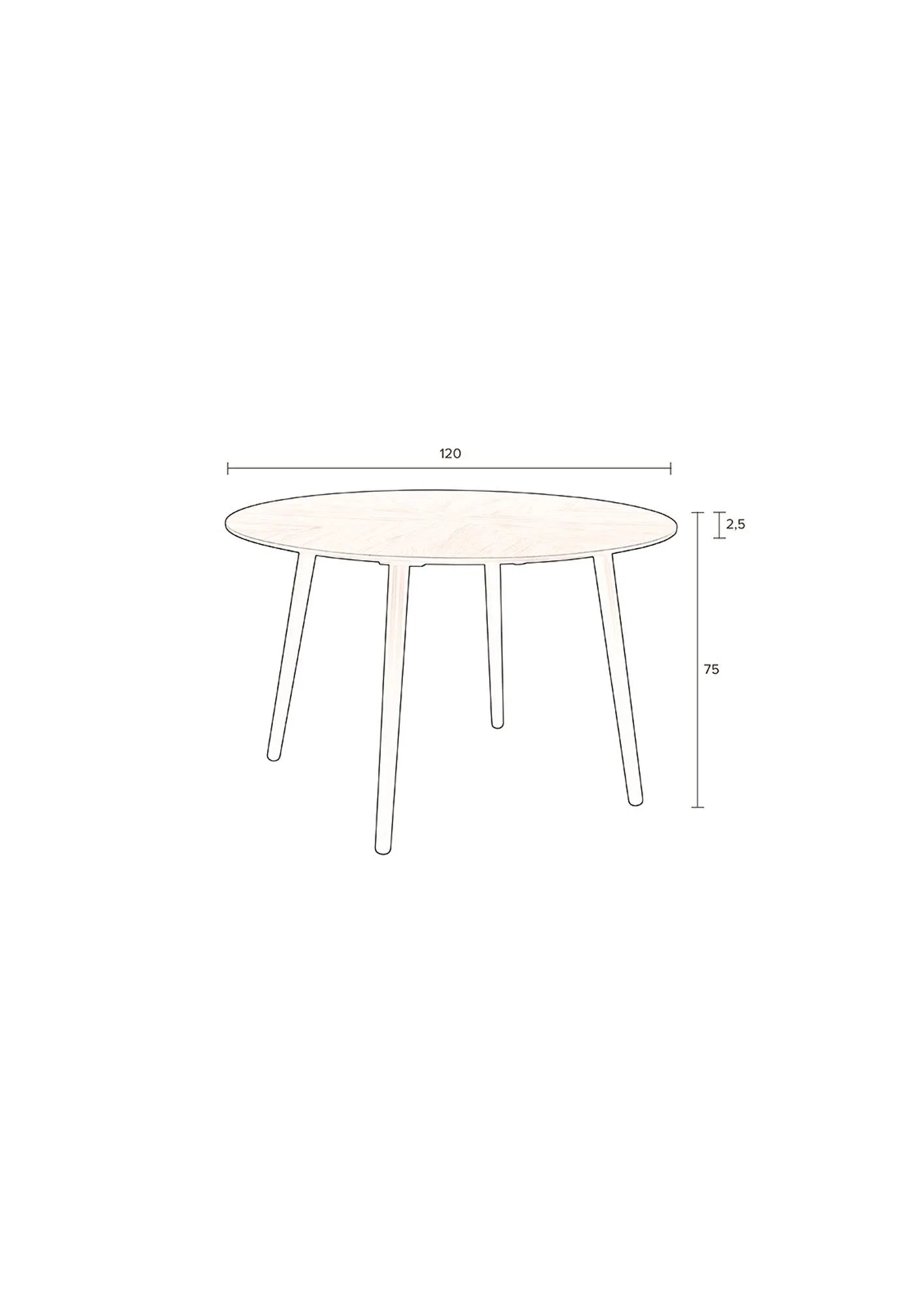 Dutchbone Clover Tisch: Eleganz und Funktionalität in Perfektion.