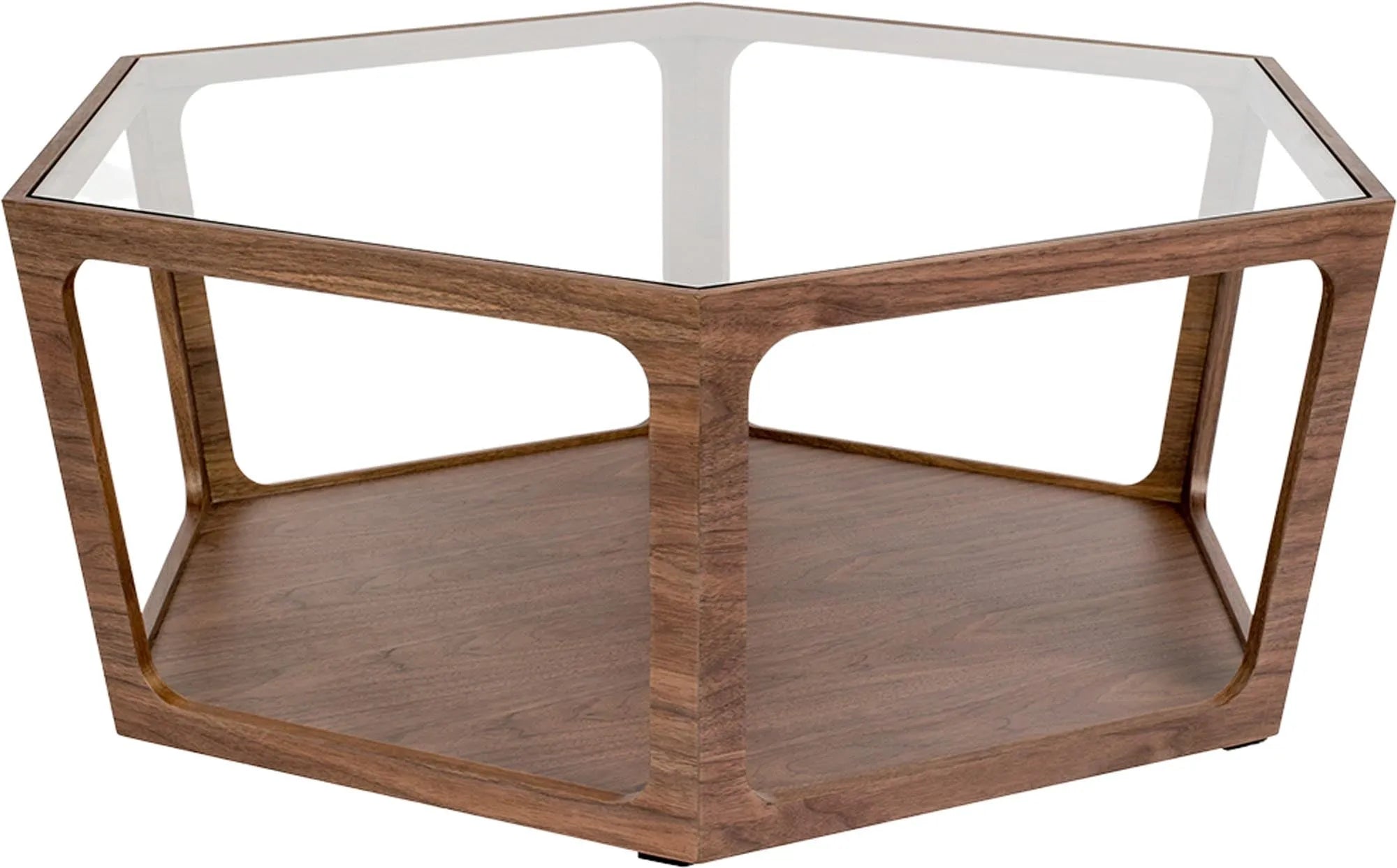 Beistelltisch Sita: Modernes Design mit Glas und robustem Metall.