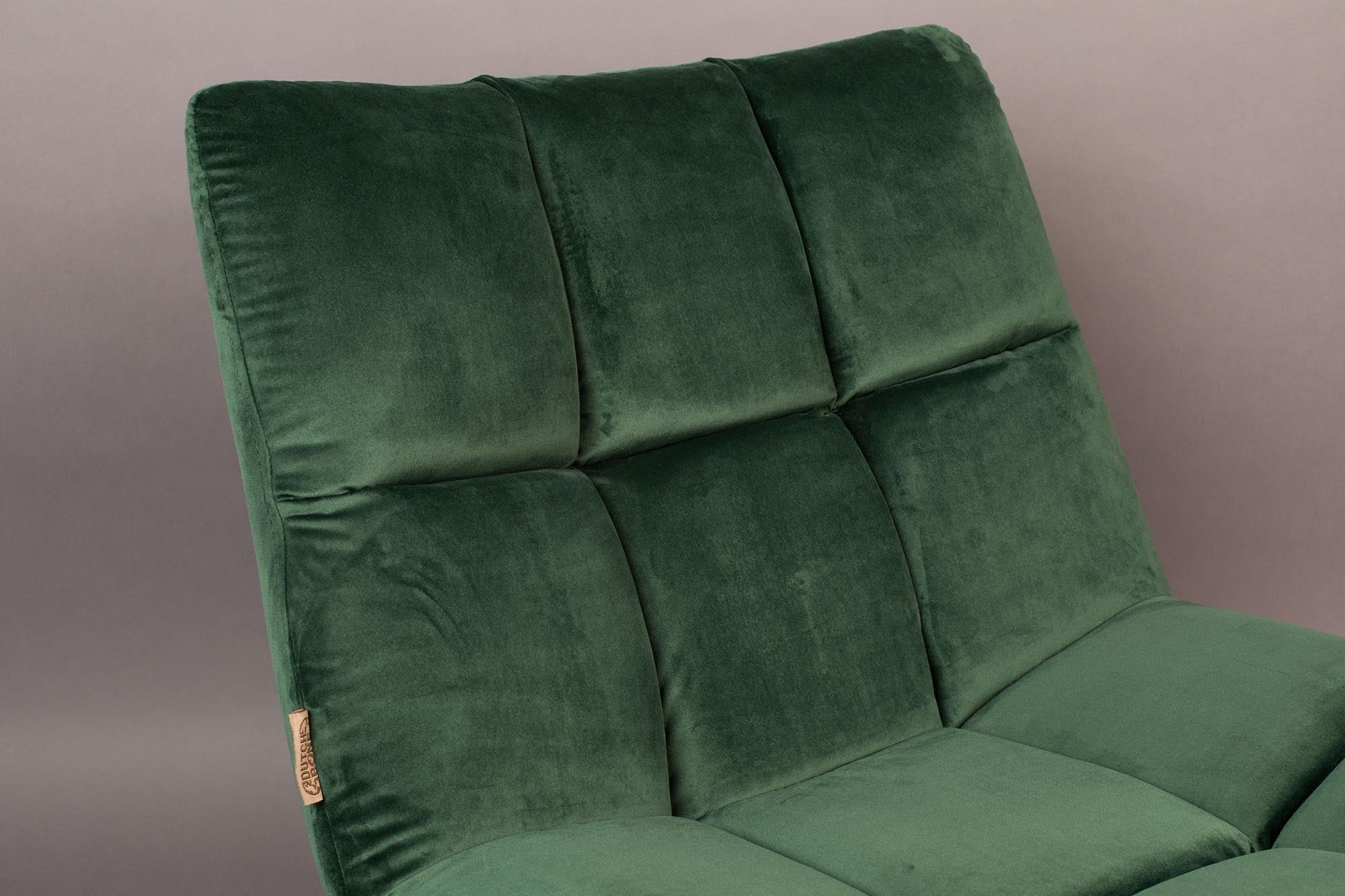 Lounge chair bar velvet