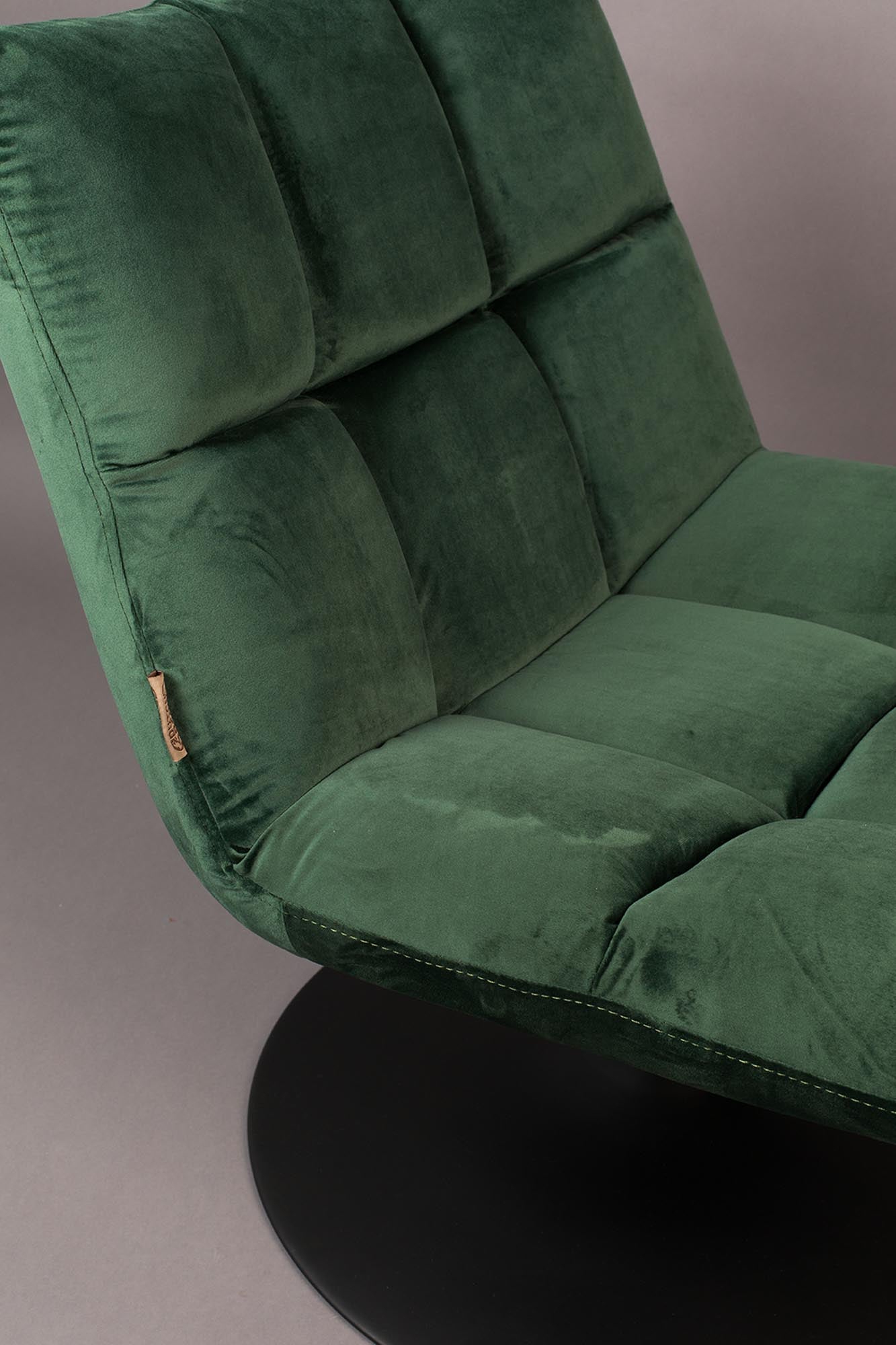 Lounge chair bar velvet