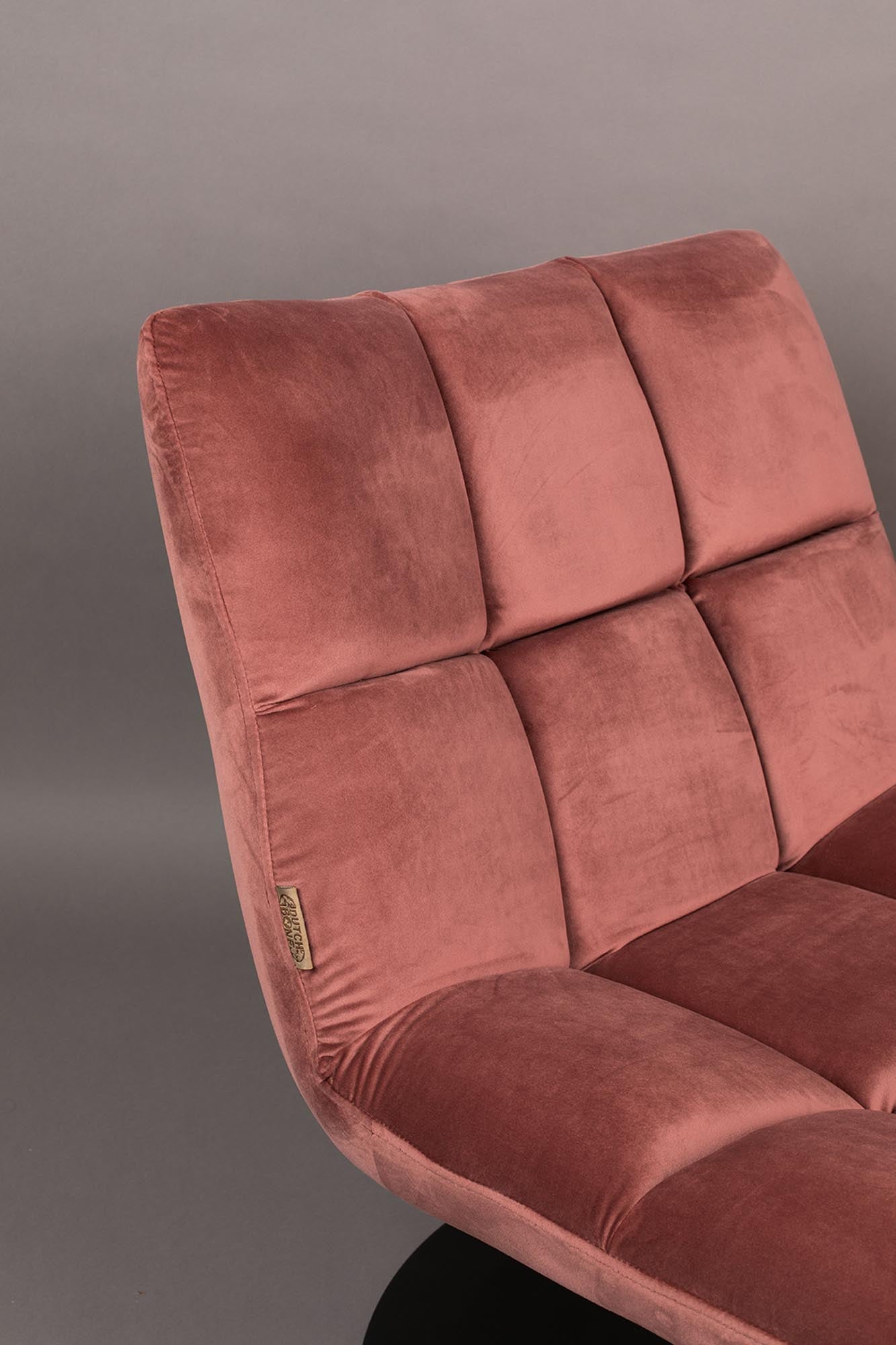 Lounge chair bar velvet
