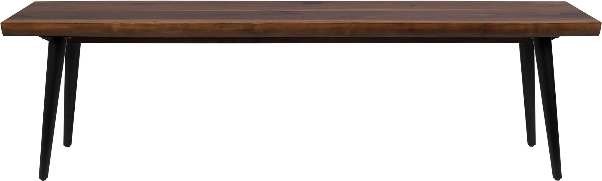 Elegante Alagon Bank: Walnussdesign für zeitlose Wohnkultur.