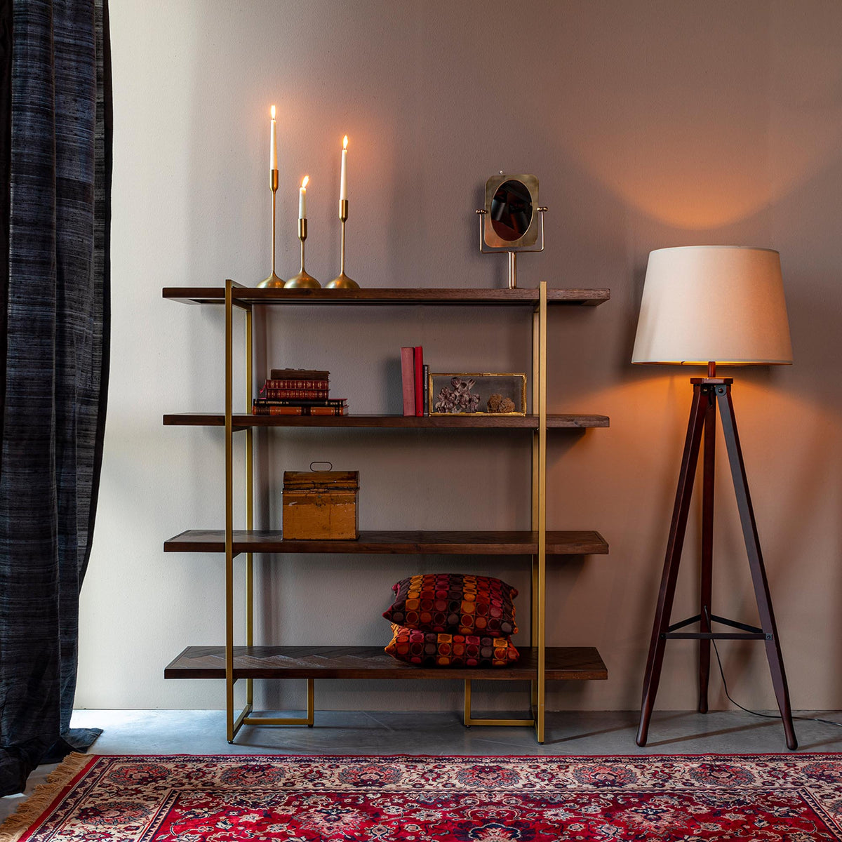 Teppich BID in Rot präsentiert im Onlineshop von KAQTU Design AG. Teppich ist von Dutchbone
