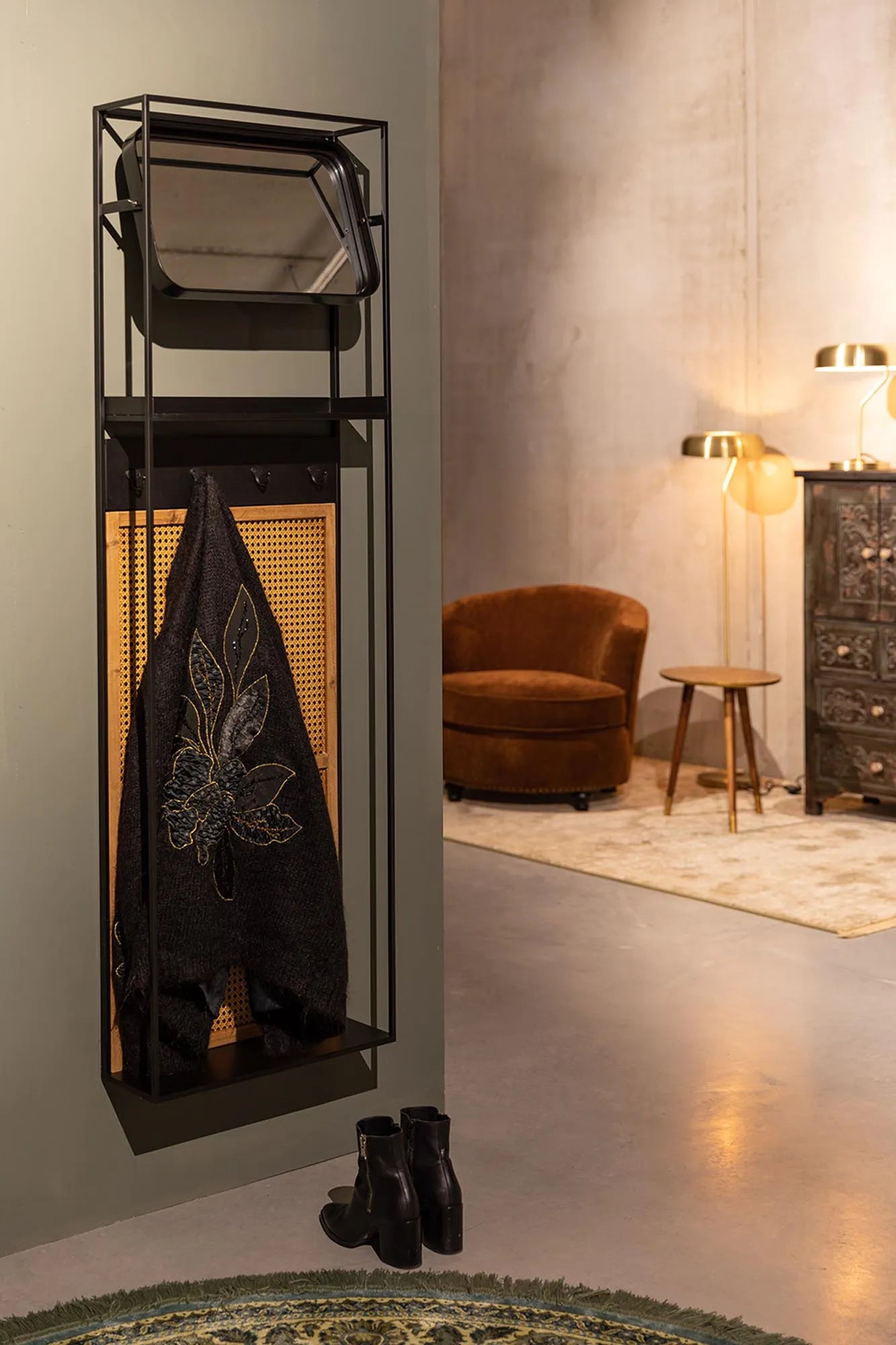 Rattan-Spiegel Langres M: Zeitloses Design für Ihr Zuhause.