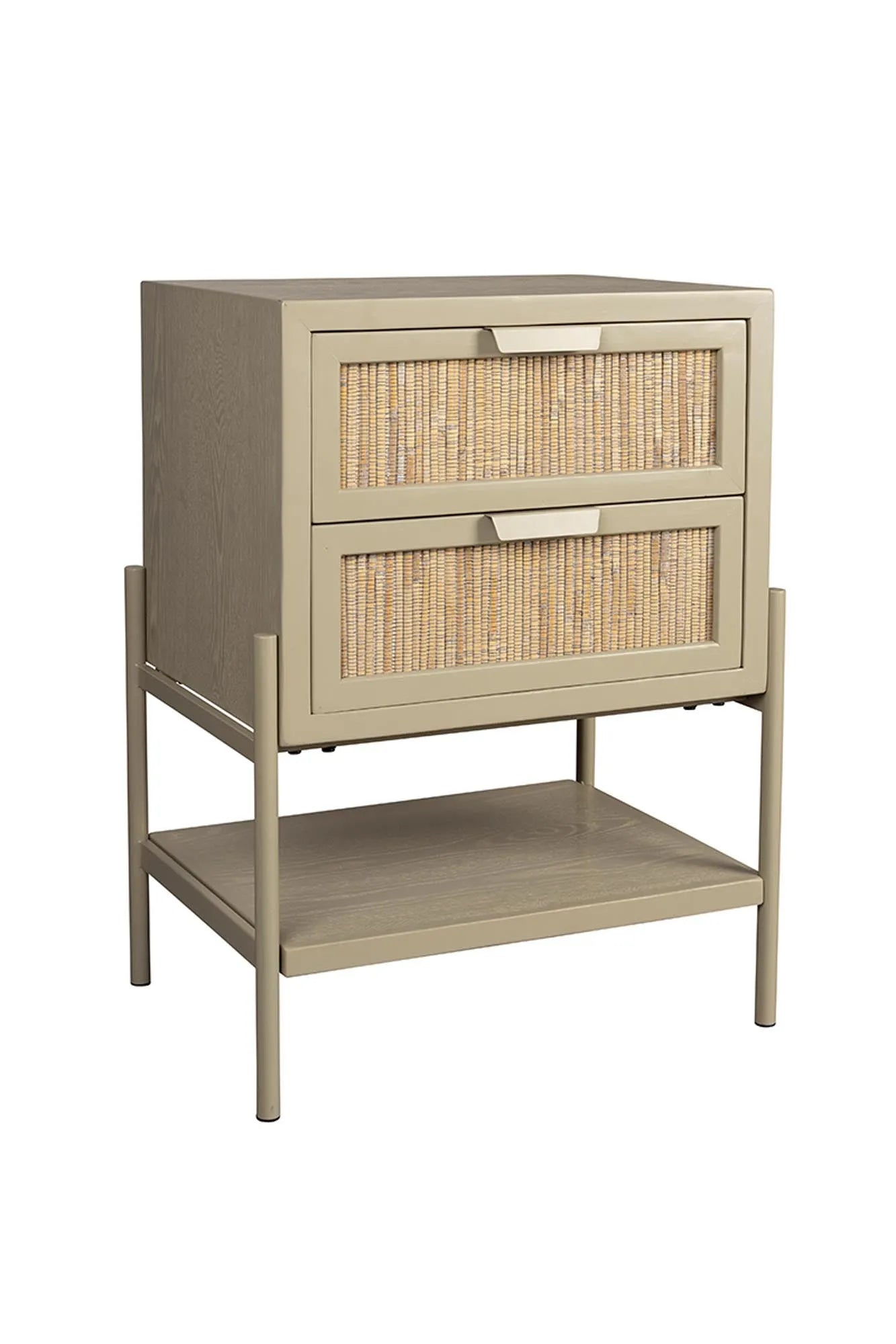Yasu Beistelltisch von Dutchbone: Rattan-Design trifft Funktionalität.