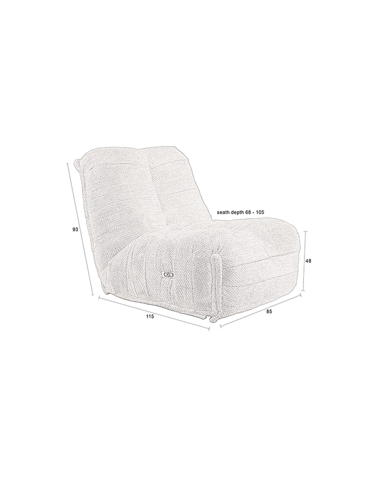 Entspanne stilvoll im Hamilton Loungesessel von Dutchbone – ein eleganter Recliner für ultimativen Komfort in Deinem Wohnzimmer.