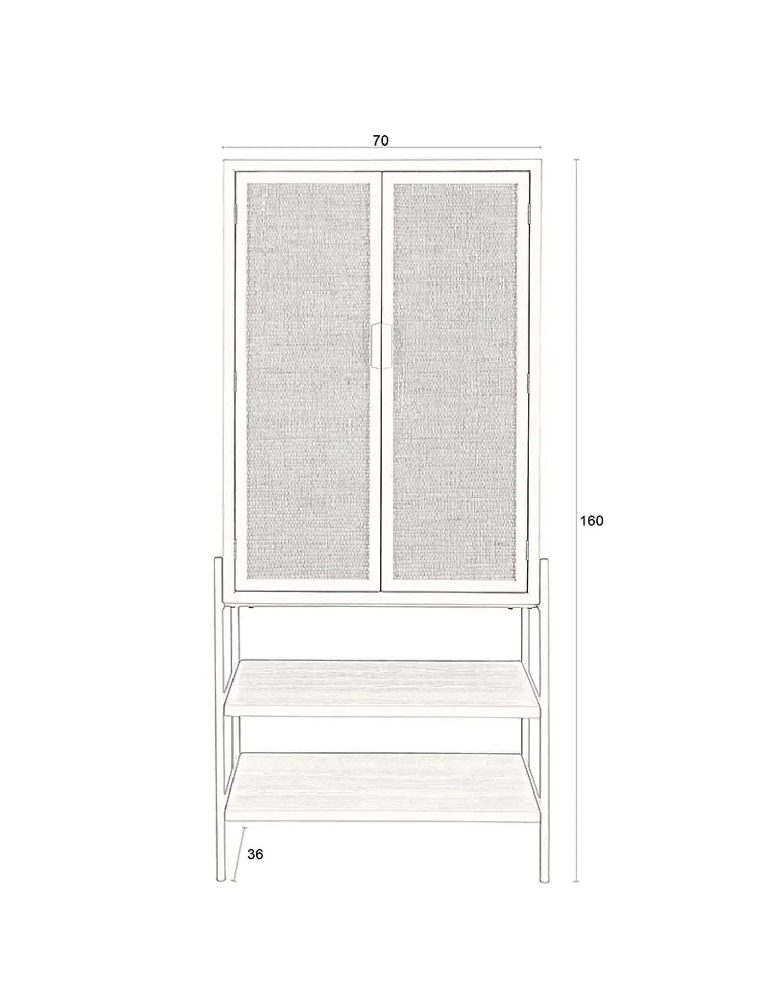 Schrank Yasu von Dutchbone: Modernes Design trifft auf Funktionalität.
