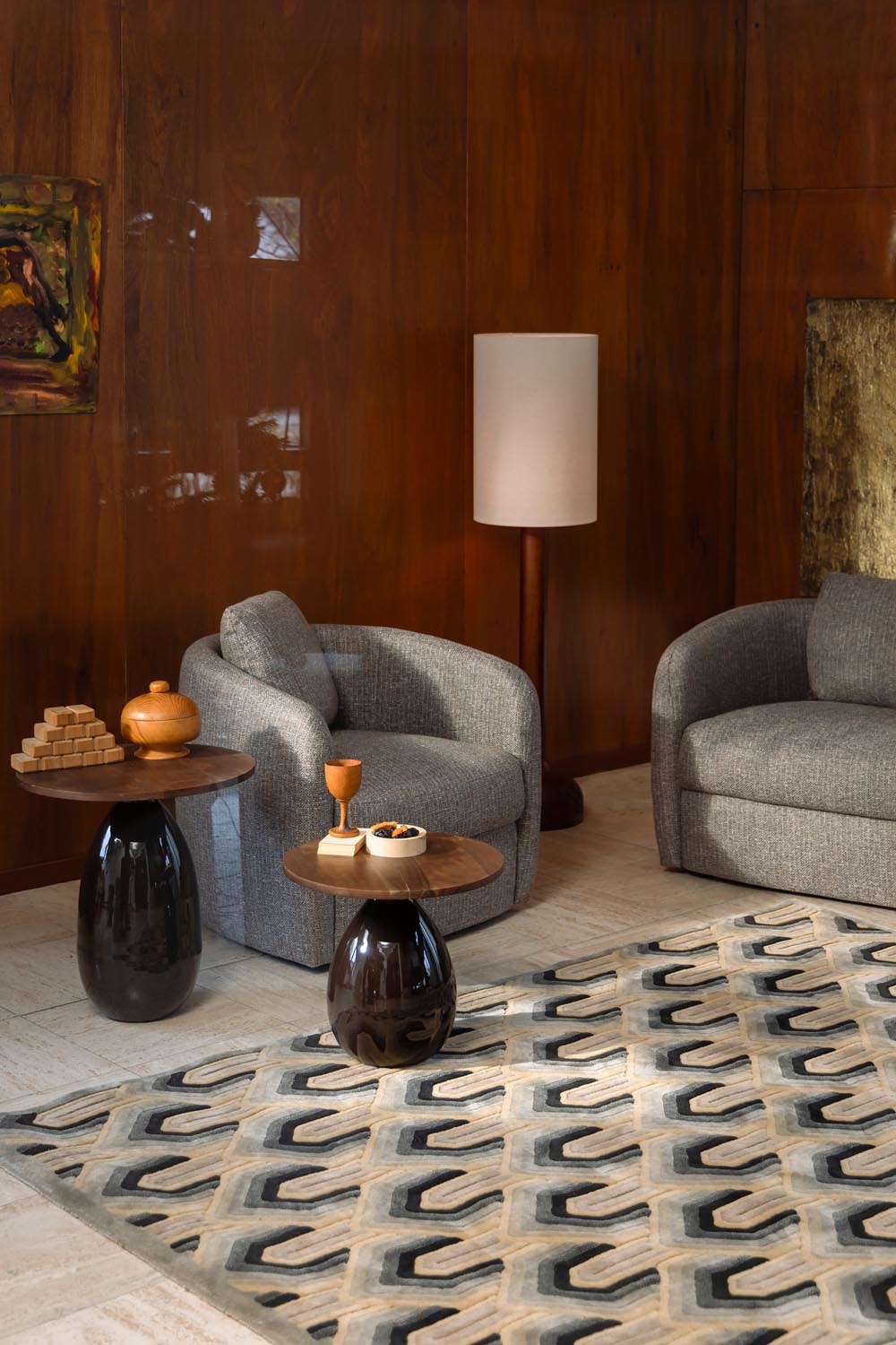 Dutchbone Teppich Lockhart: Vintage-Design für moderne Wohnräume.