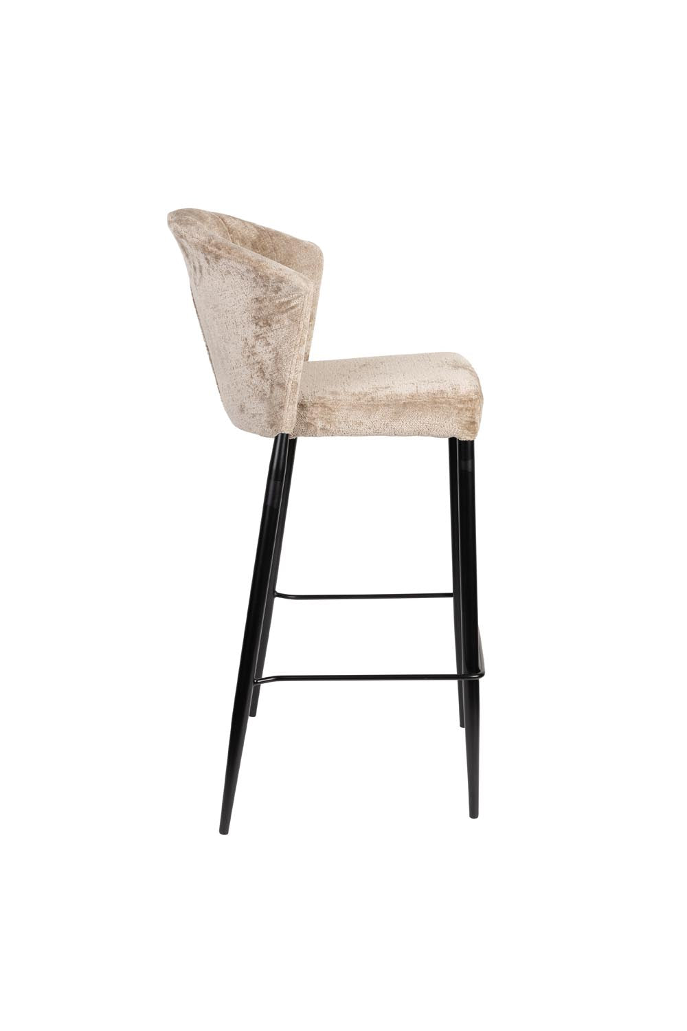 Barhocker Georgia Beige: Dutchbone-Qualität trifft modernes Design.