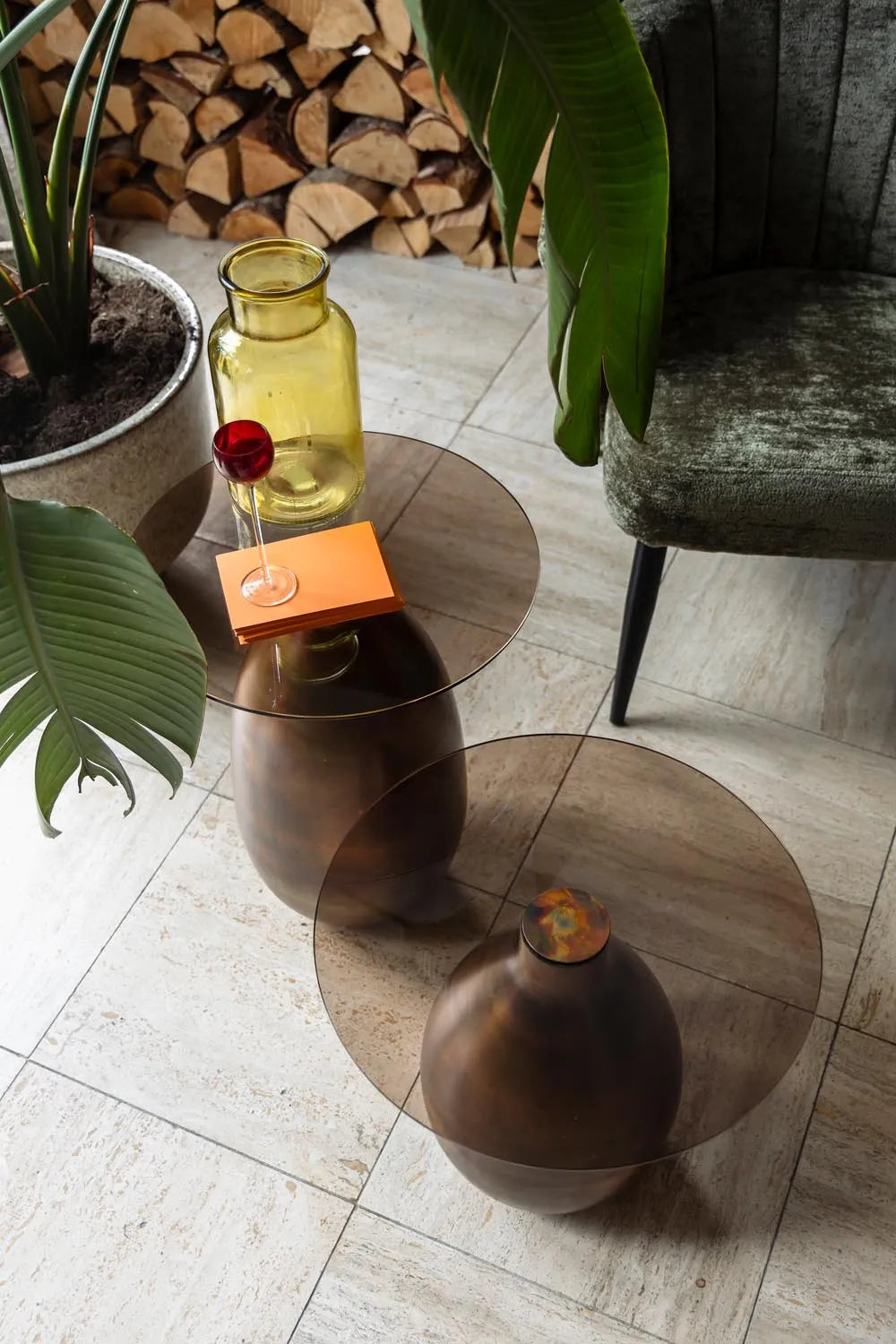 Stilvolle Beistelltische Selene im Set: Modernes Design von Dutchbone.
