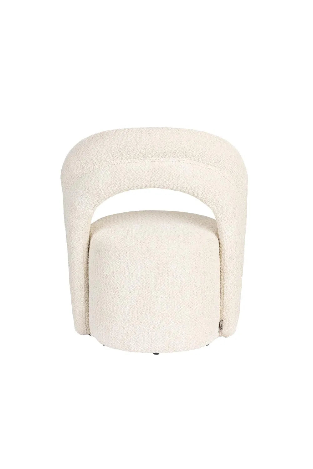 Eleganter Seina Loungesessel in Beige mit 360° Drehfunktion.