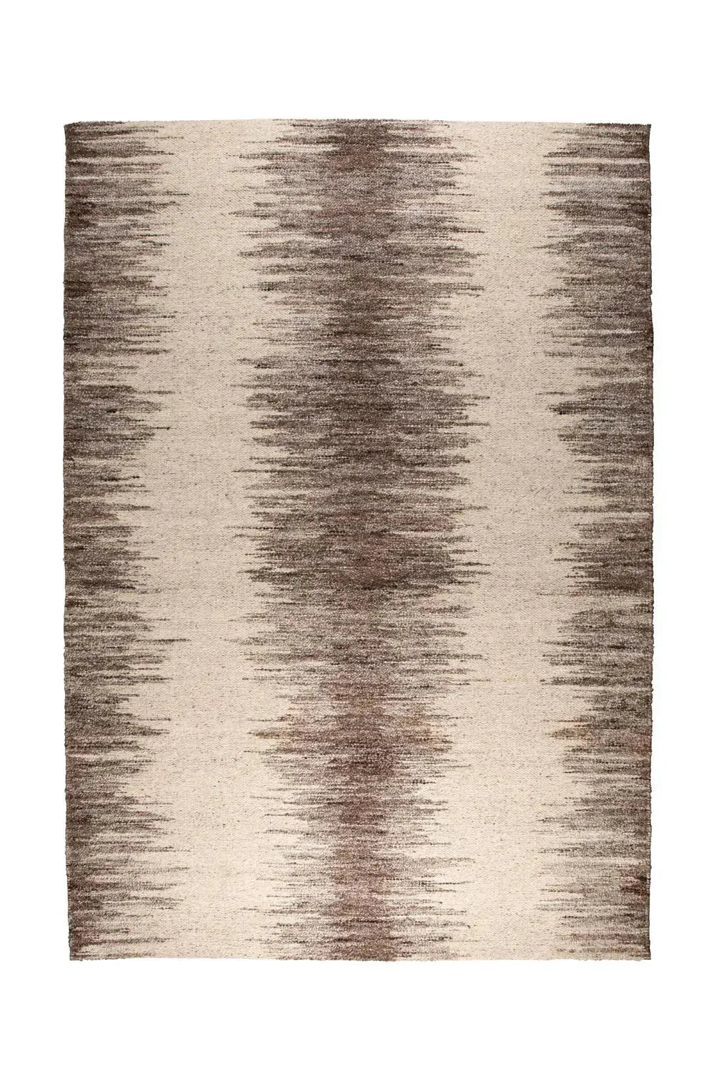 Teppich Rhea 160x230 von Dutchbone: Vintage-Design, creme-braune Töne, langlebig, weich, ideal für Wohnzimmer, Schlafzimmer, Essbereich.