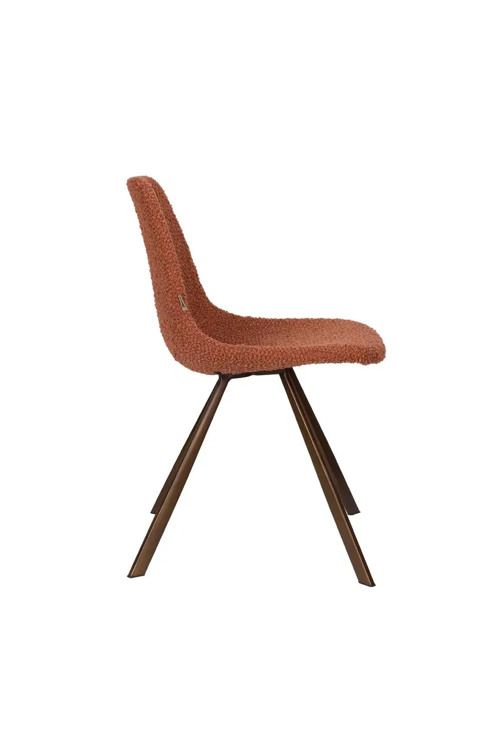 Dutchbone Franky: Eleganter Bouclé-Stuhl für stilvolle Räume.
