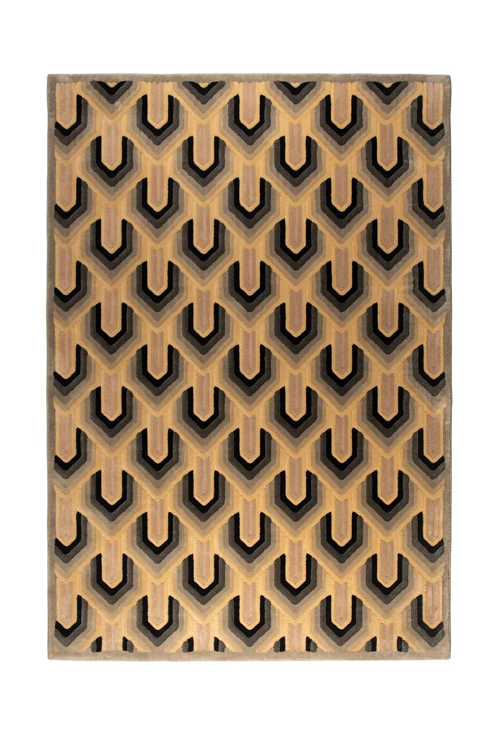 Teppich Lockhart 160x230 von Dutchbone: Retro-Design, langlebig, pflegeleicht, antiallergisch, ideal für gemütliche Wohnräume.