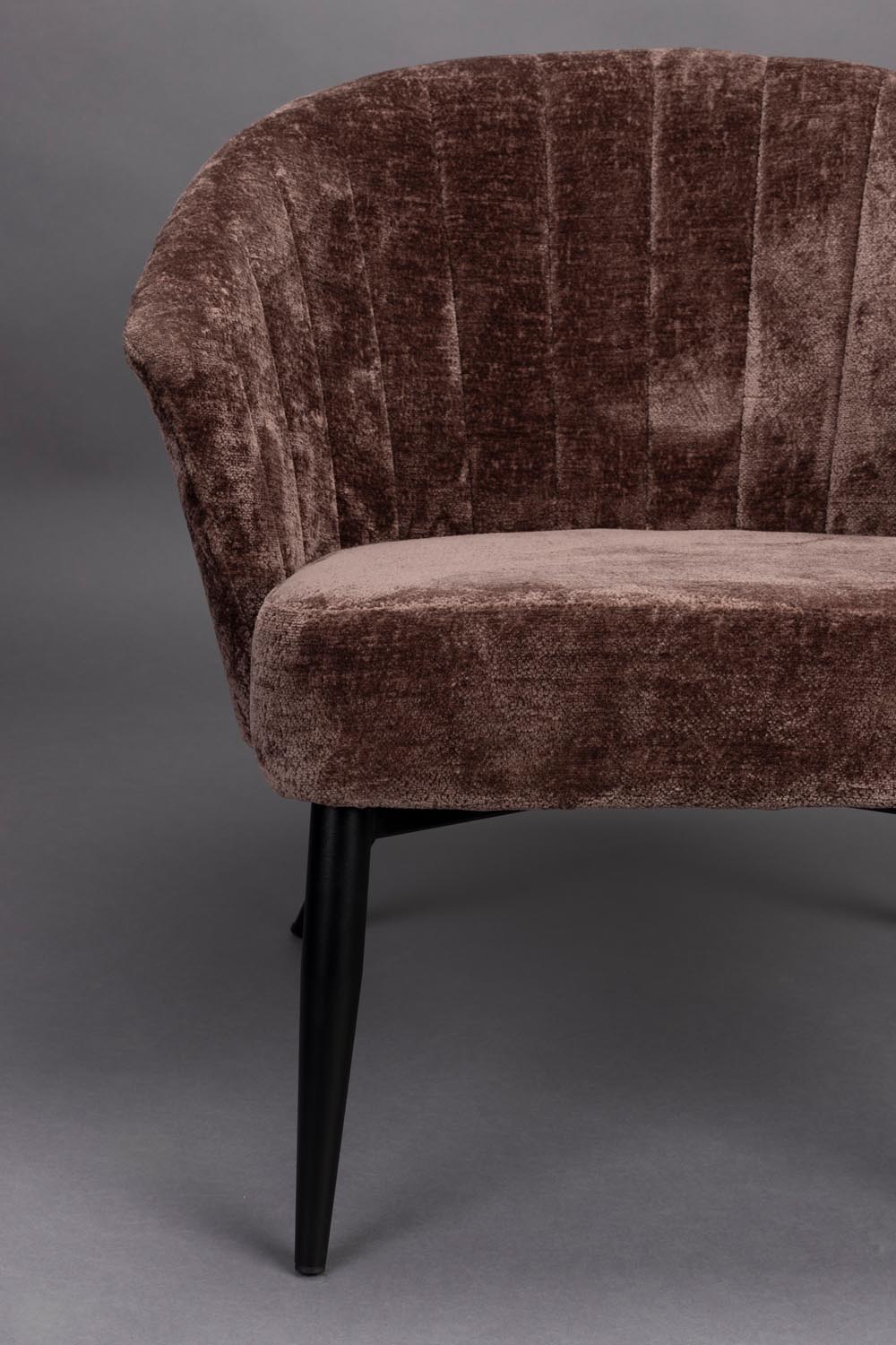Eleganter Loungesessel Georgia Lila: Dutchbone-Design für Ihr Zuhause.