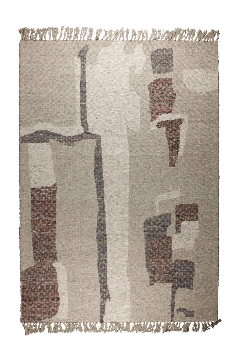 Teppich Caminito 160x230 von Dutchbone: Stilvoller Wollteppich mit Vintage-Look, harmonischen Farben und einzigartigem Design.