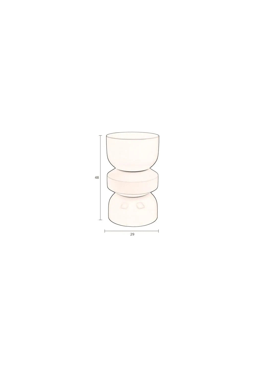 Hocker Apollo Terra: Modernes Design trifft auf bequeme Funktionalität.