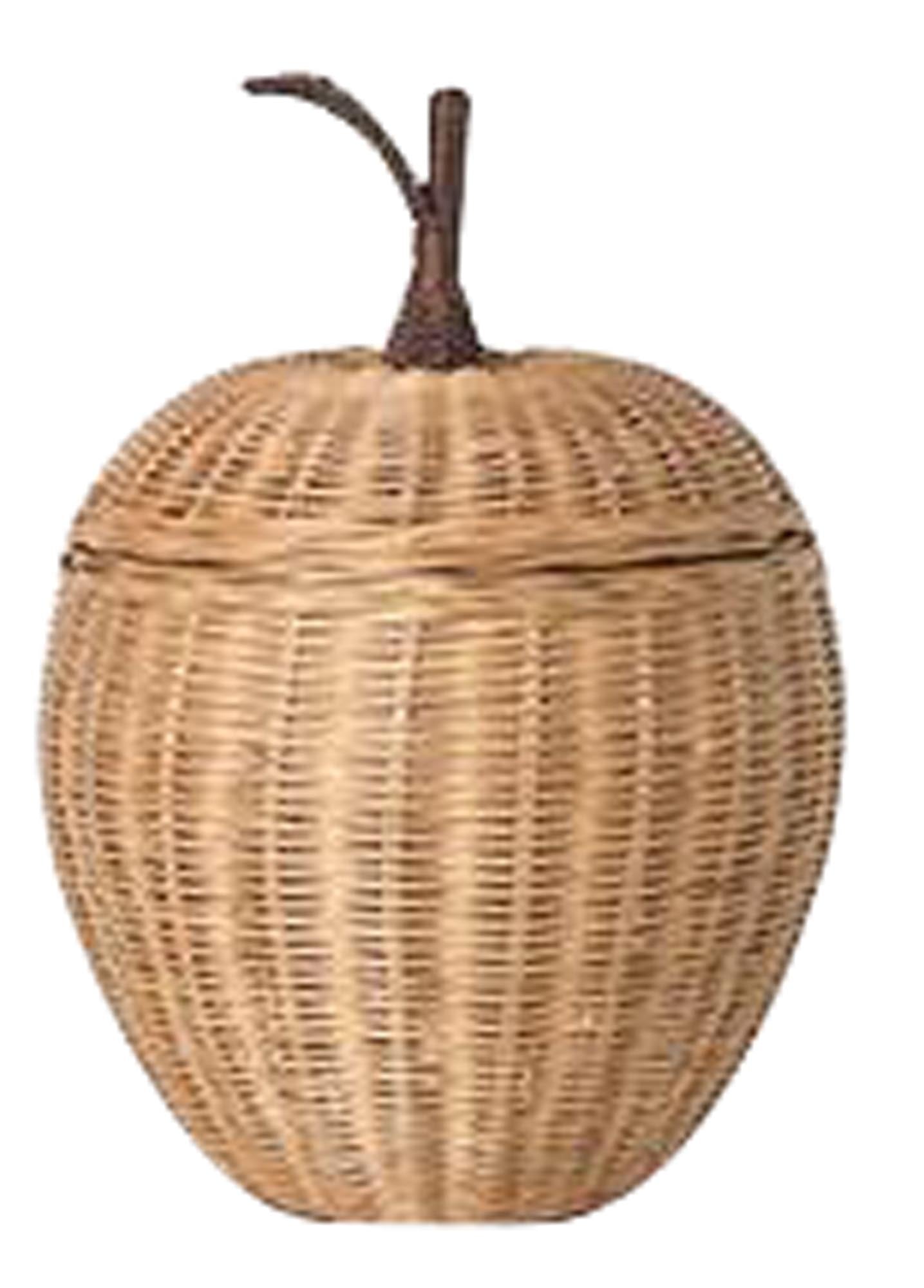 Geflochtenter Apfelkorb
