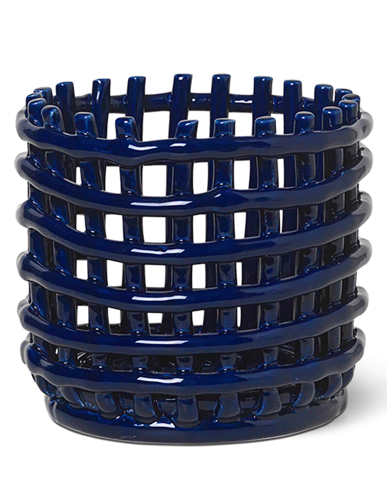 Braided wicked basket small