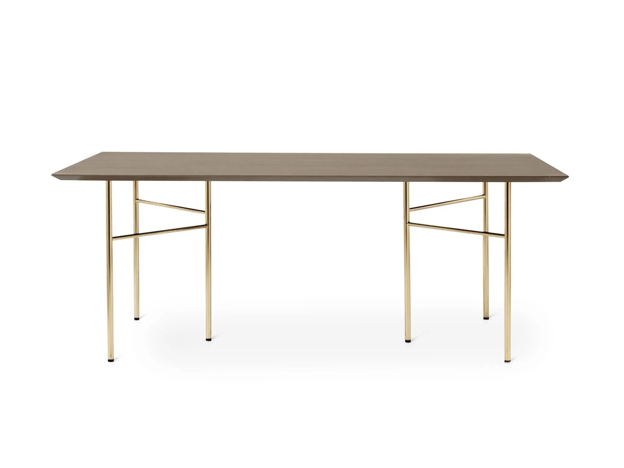 Mingle Tischplatte 160 cm in Dunkelbraun präsentiert im Onlineshop von KAQTU Design AG. Tischsystem Einzelteile ist von Ferm Living
