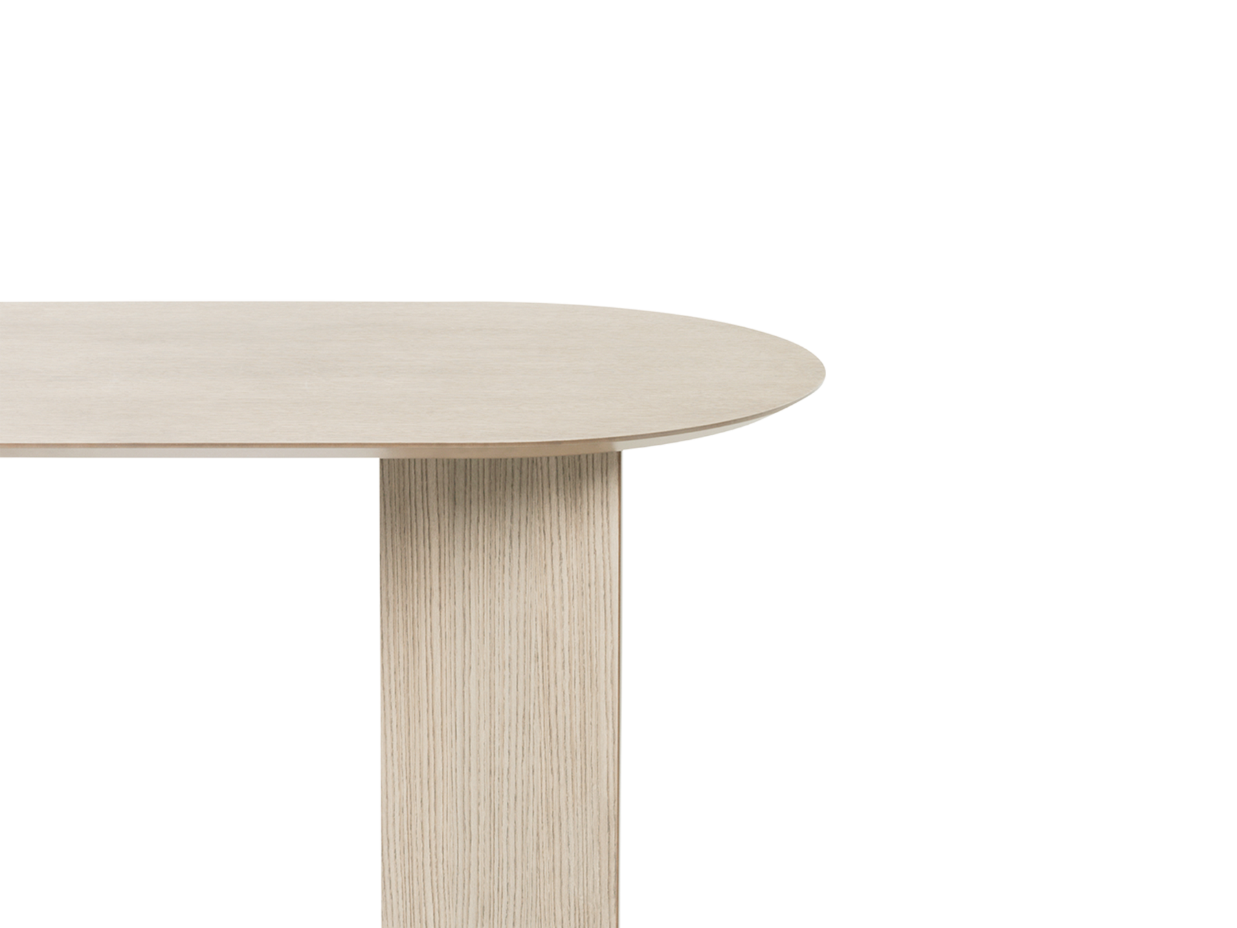 Mingle Tischplatte oval 220 cm - KAQTU Design
